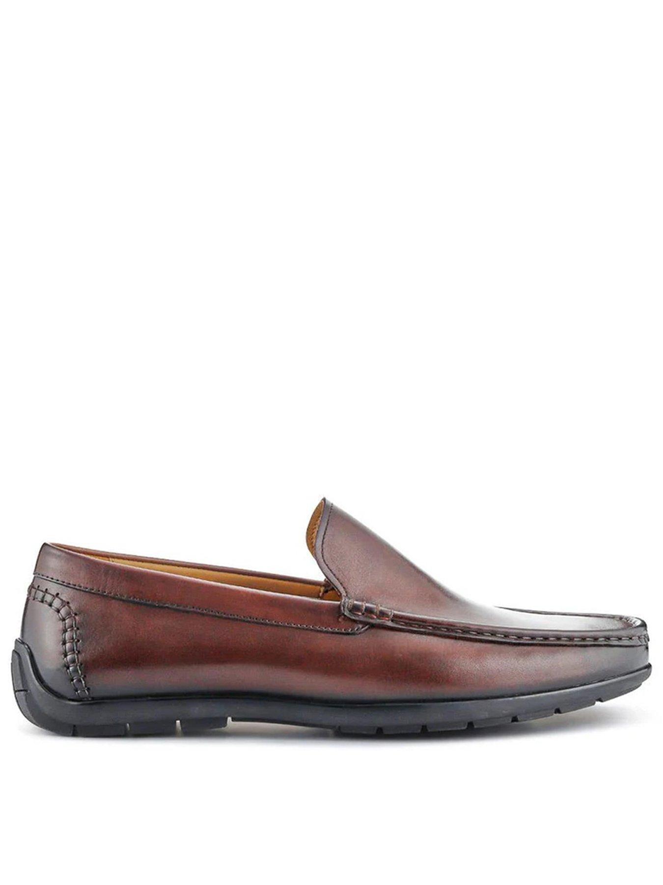 Jones Bootmaker Rawston Formal Slip On Shoes - Brown