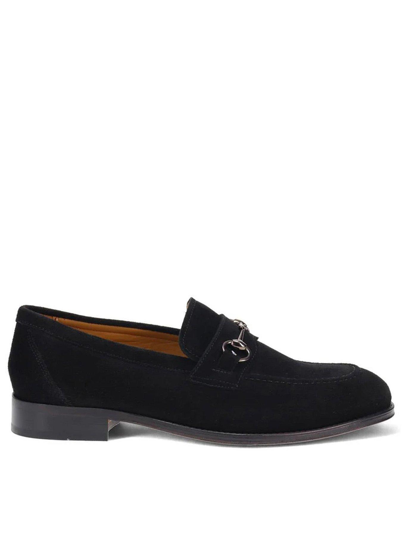 Jones Bootmaker Jones Bootmaker Reece Suede Loafer - Black Suede