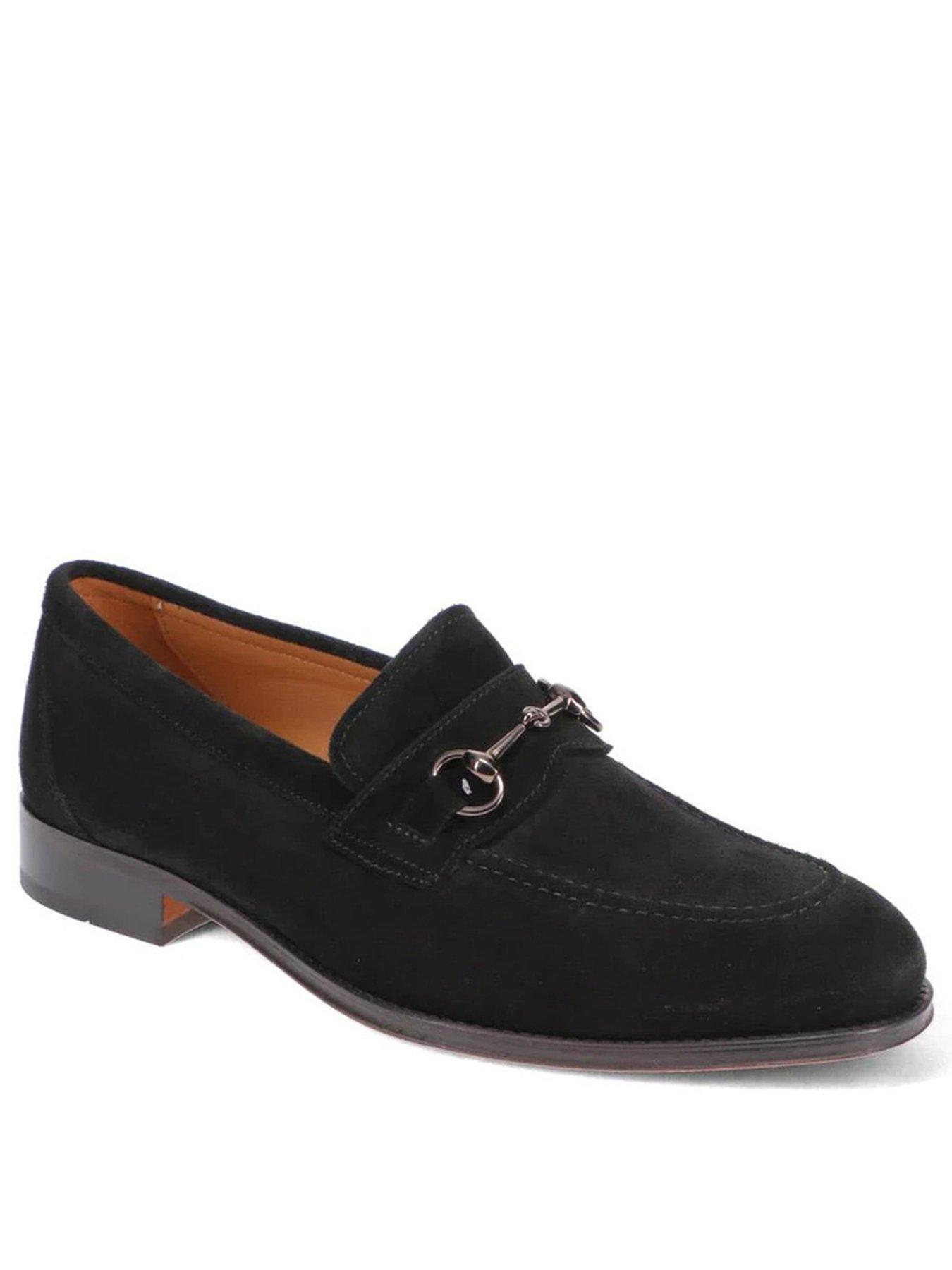 Image 2 of 5 of Jones Bootmaker Reece Suede Loafer - Black Suede