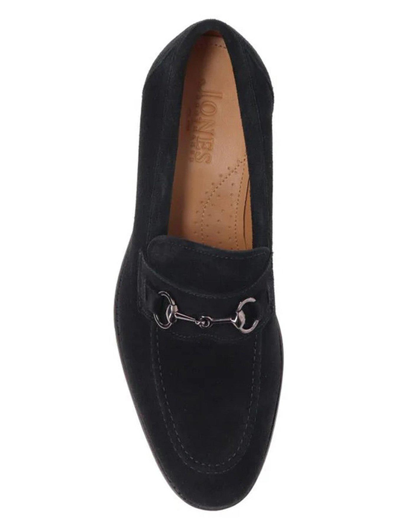 Image 4 of 5 of Jones Bootmaker Reece Suede Loafer - Black Suede