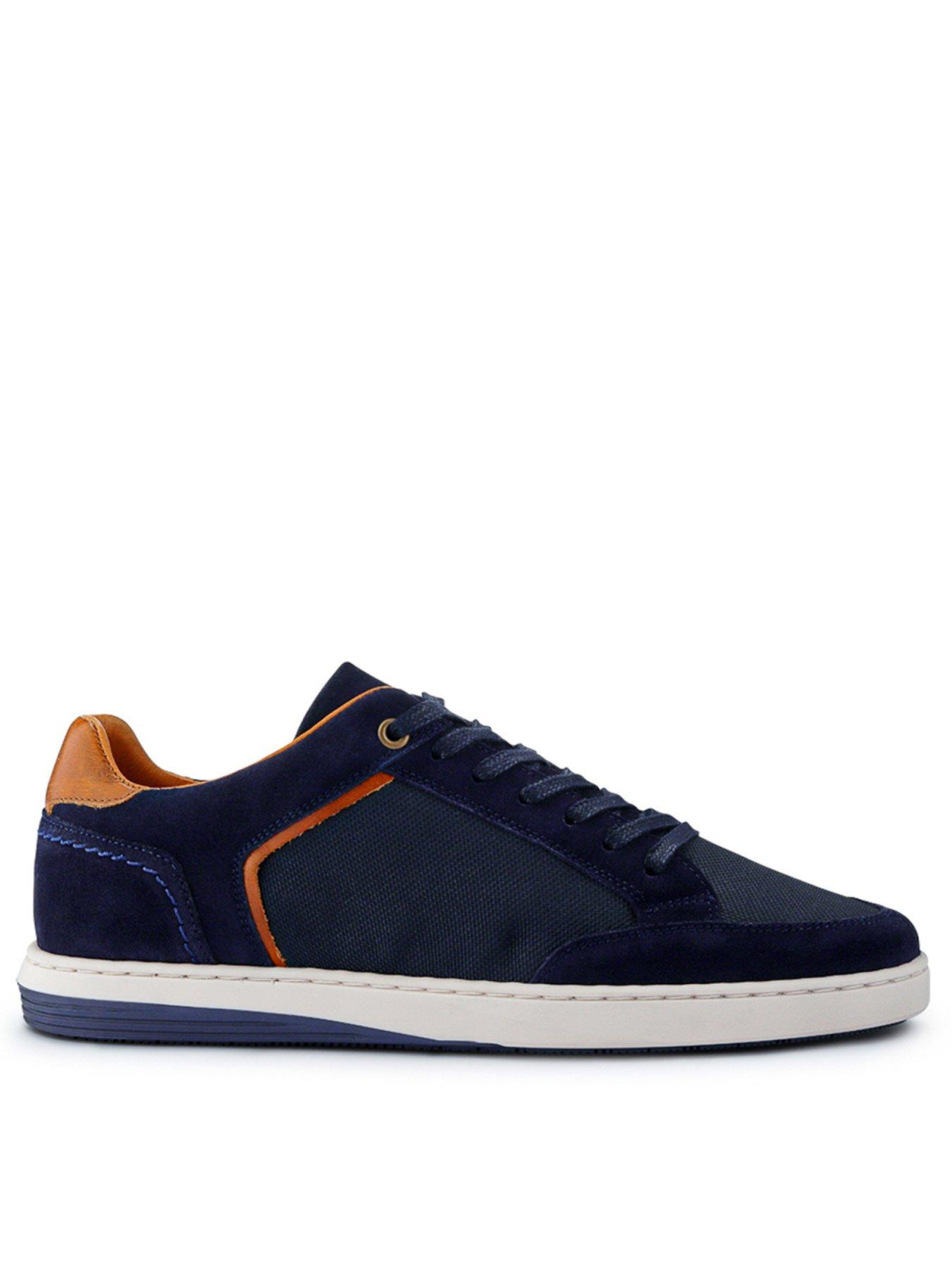 Jones Bootmaker Sandiego Cupsole Trainer - Navy Multi