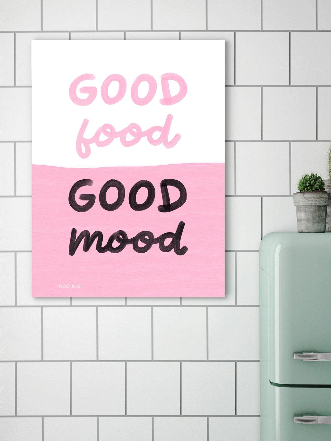 The Art Group MANDI WELTON - WOO HOO PRINTS (GOOD FOOD GOOD MOOD) 60X80