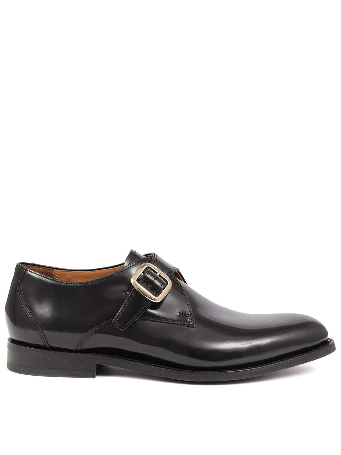Jones Bootmaker Jones Bootmaker Aidan Monk Shoe - Black