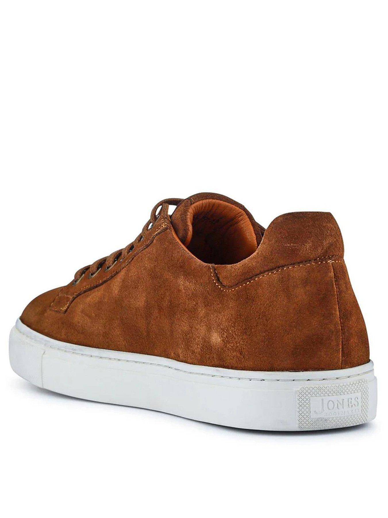 Image 3 of 5 of Jones Bootmaker Simon Cupsole Trainer - Tan Suede