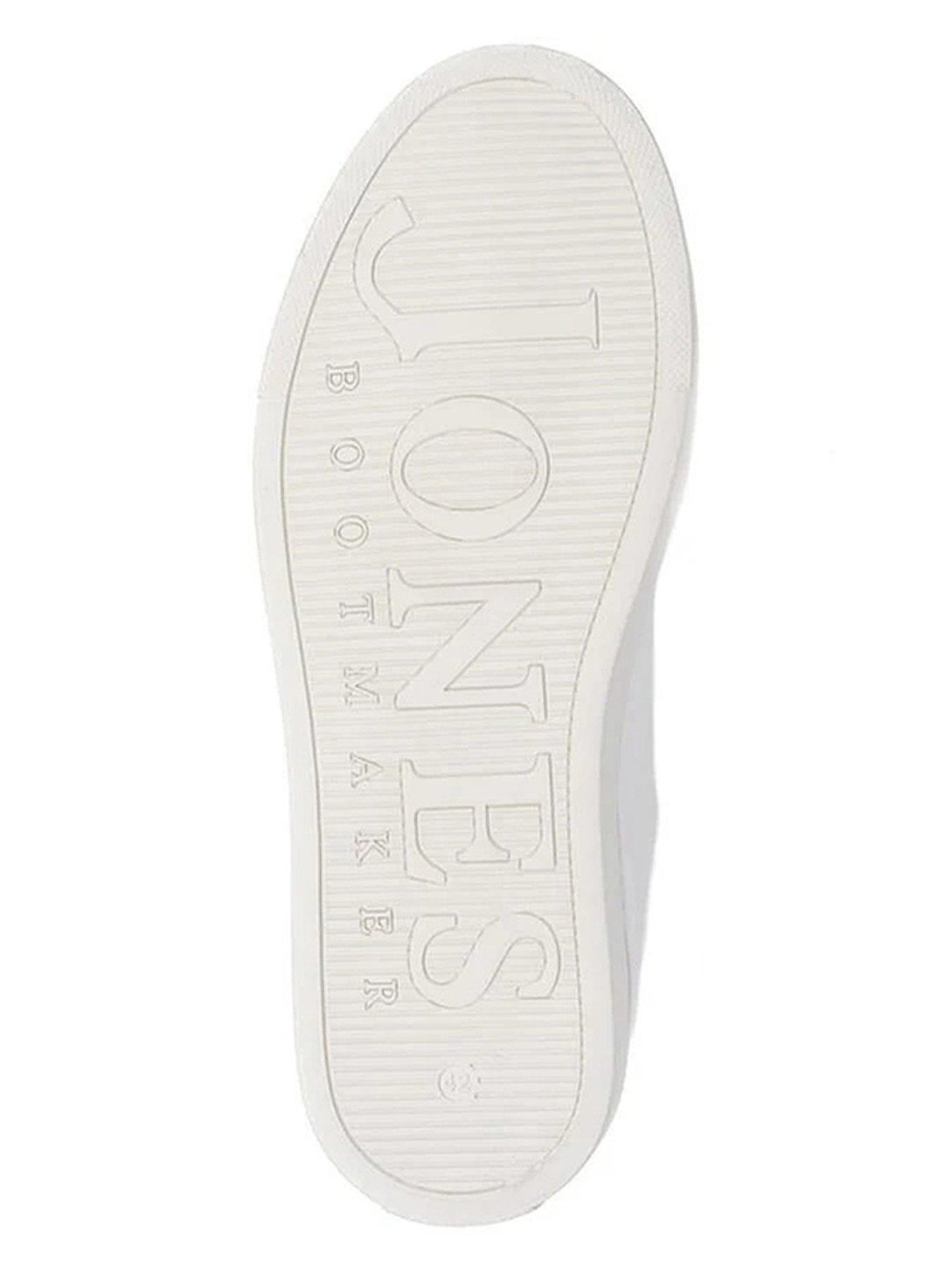 Image 5 of 5 of Jones Bootmaker Simon Cupsole Trainer - White Leather