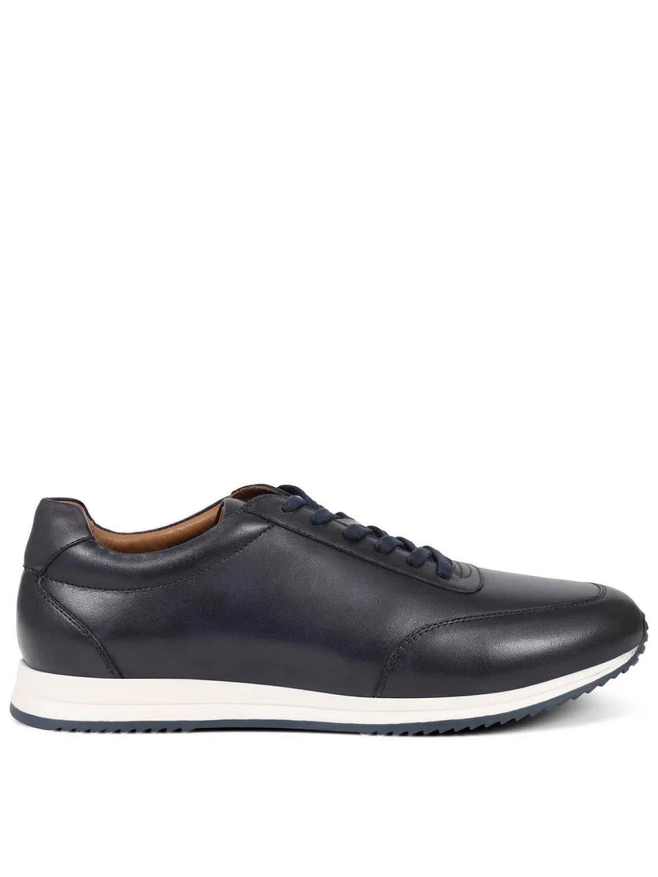 Jones Bootmaker Southend2 Runner Trainer, Navy, Size 6, Men