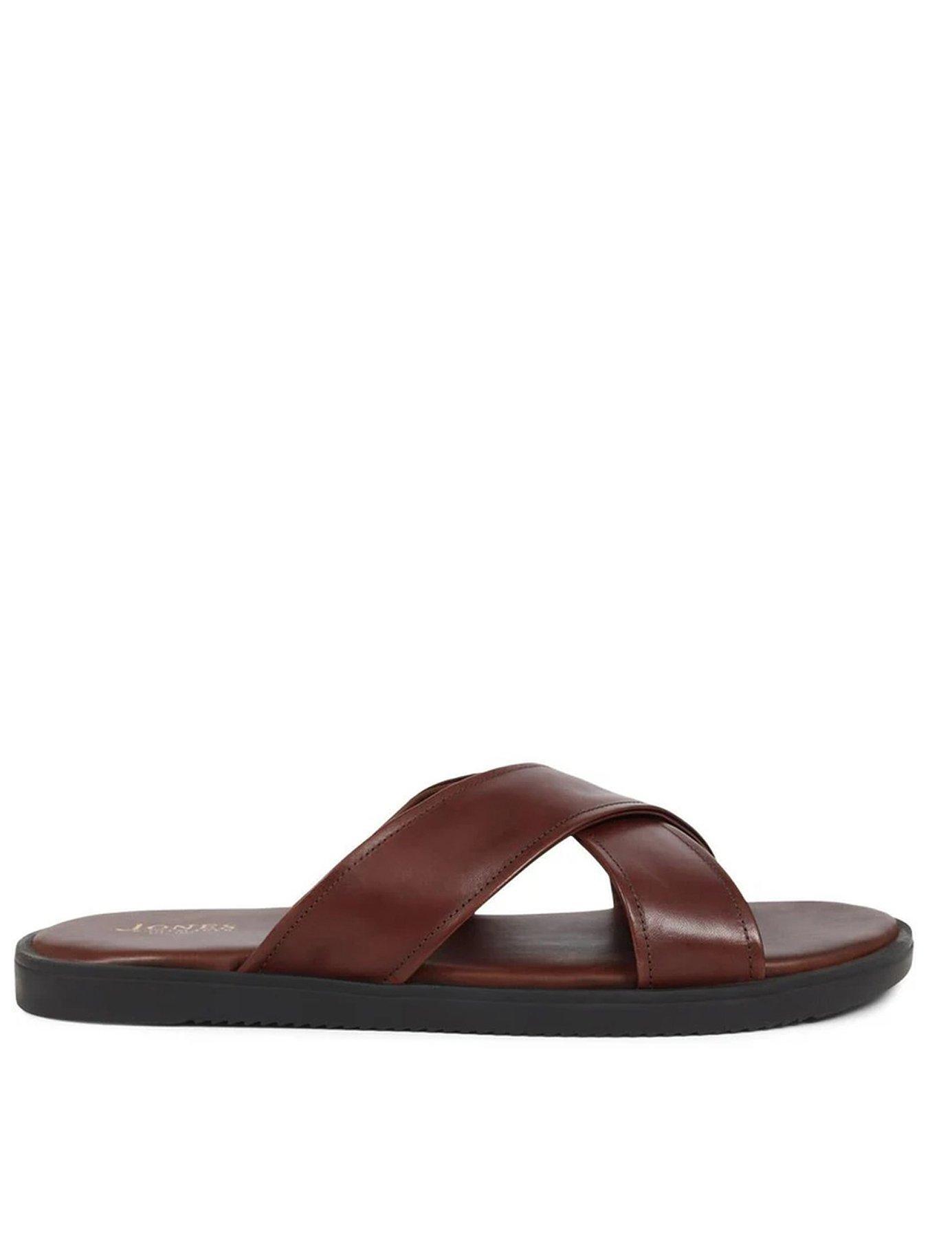 Jones Bootmaker Whitehaven Mule Sandals - Dark Brown