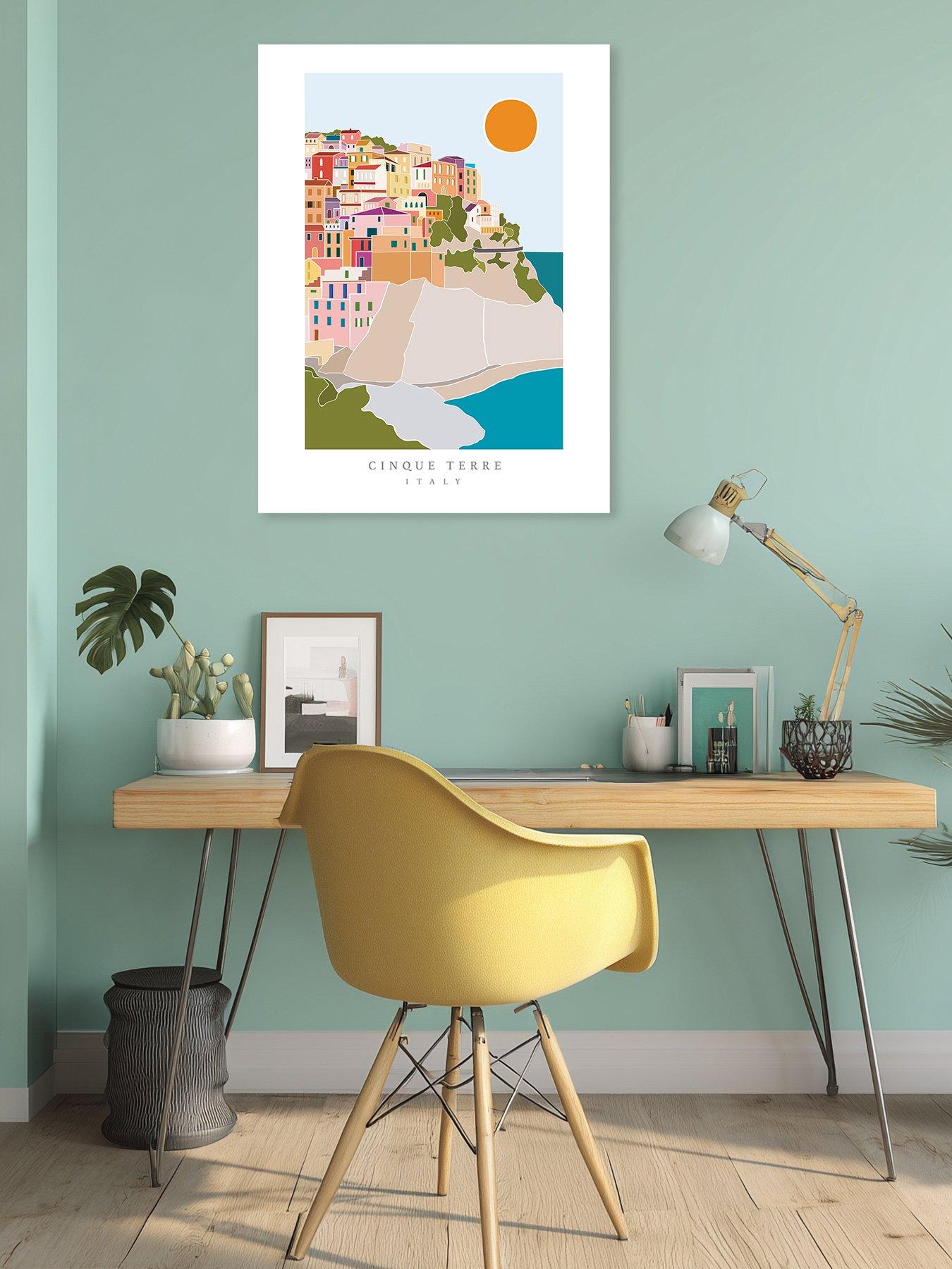 The Art Group TALL BOY PRINTS (CINQUE TERRE) ART PRINT 60X80