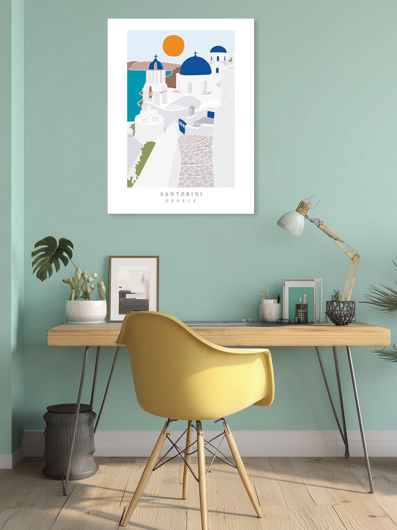 The Art Group TALL BOY PRINTS (SANTORINI) ART PRINT 60X80