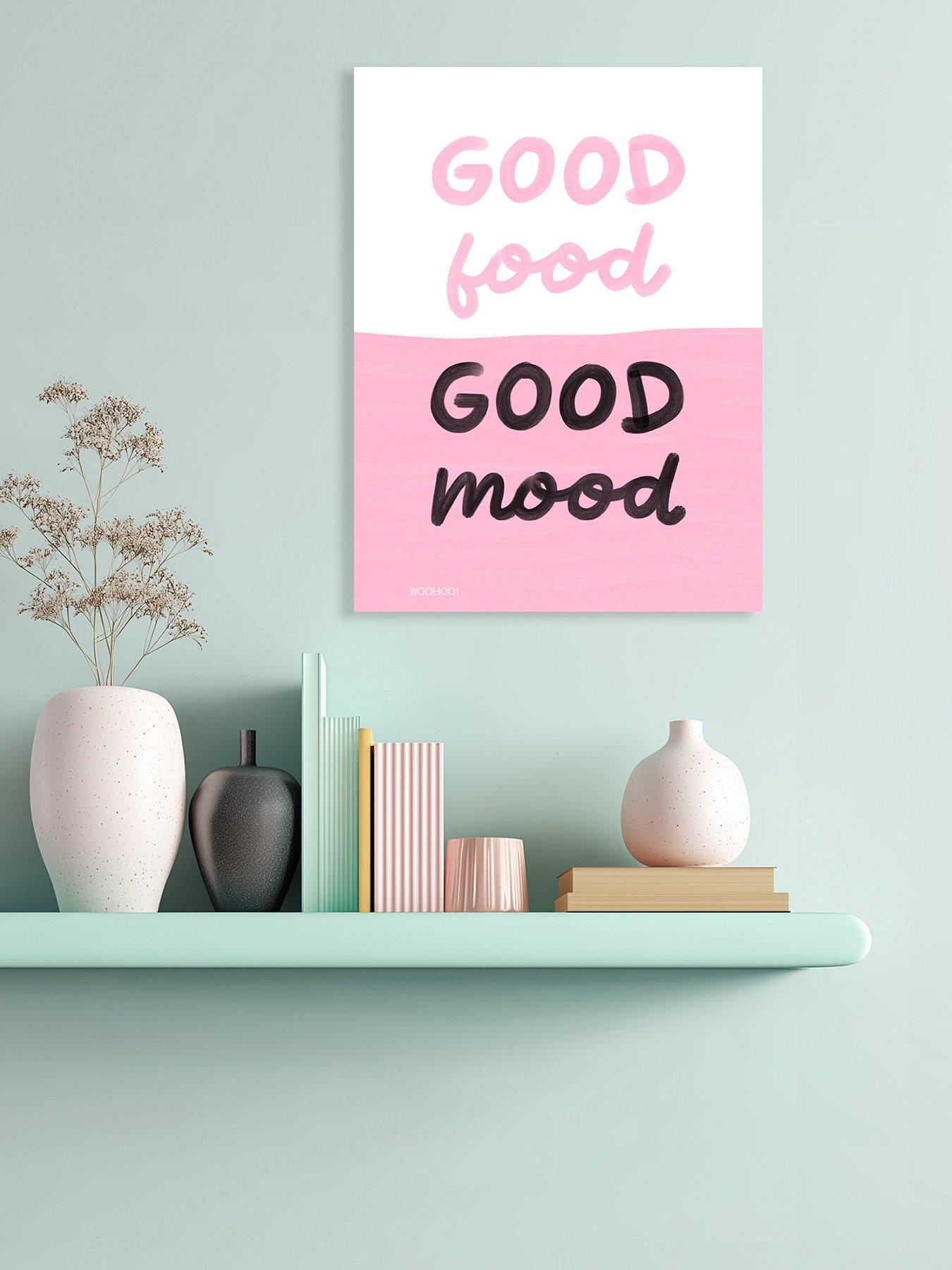 The Art Group MANDI WELTON - WOO HOO PRINTS (GOOD FOOD GOOD MOOD) 30X40