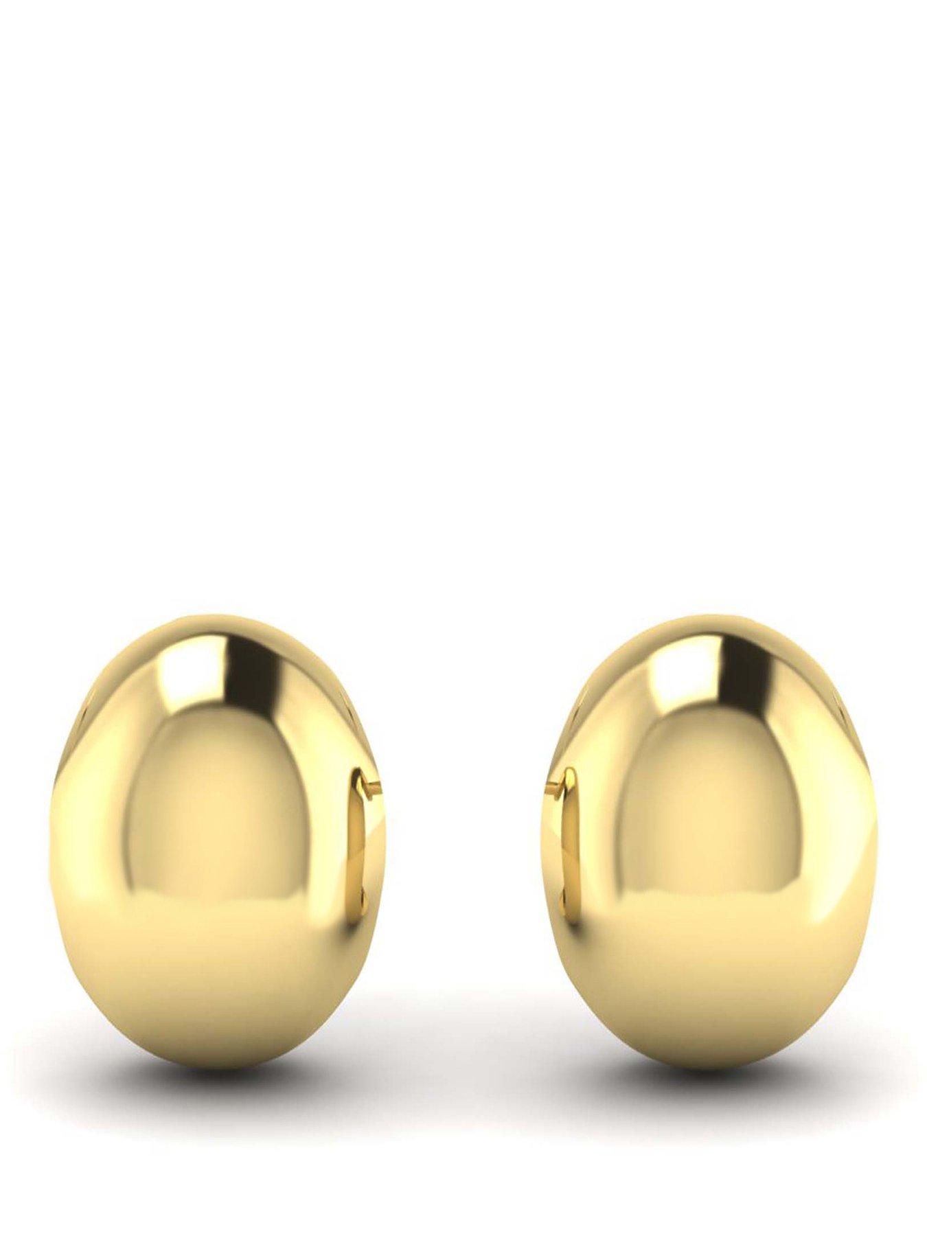 Kleora Odyssey Modern Electrum Half Hoop Earrings - Gold