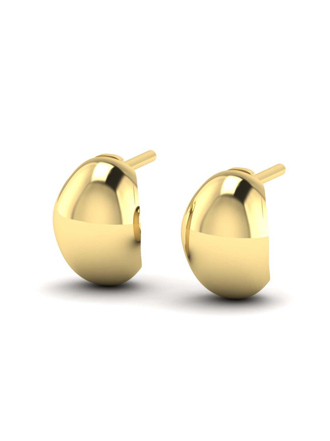 Image 2 of 6 of Kleora Odyssey Modern Electrum Half Hoop Earrings - Gold