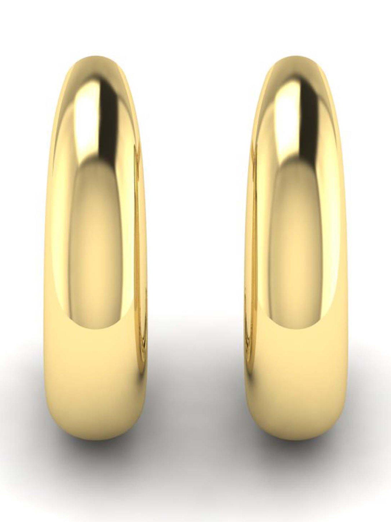 Kleora ODYSSEY Modern Electrum Thin J-Hoop Earrings