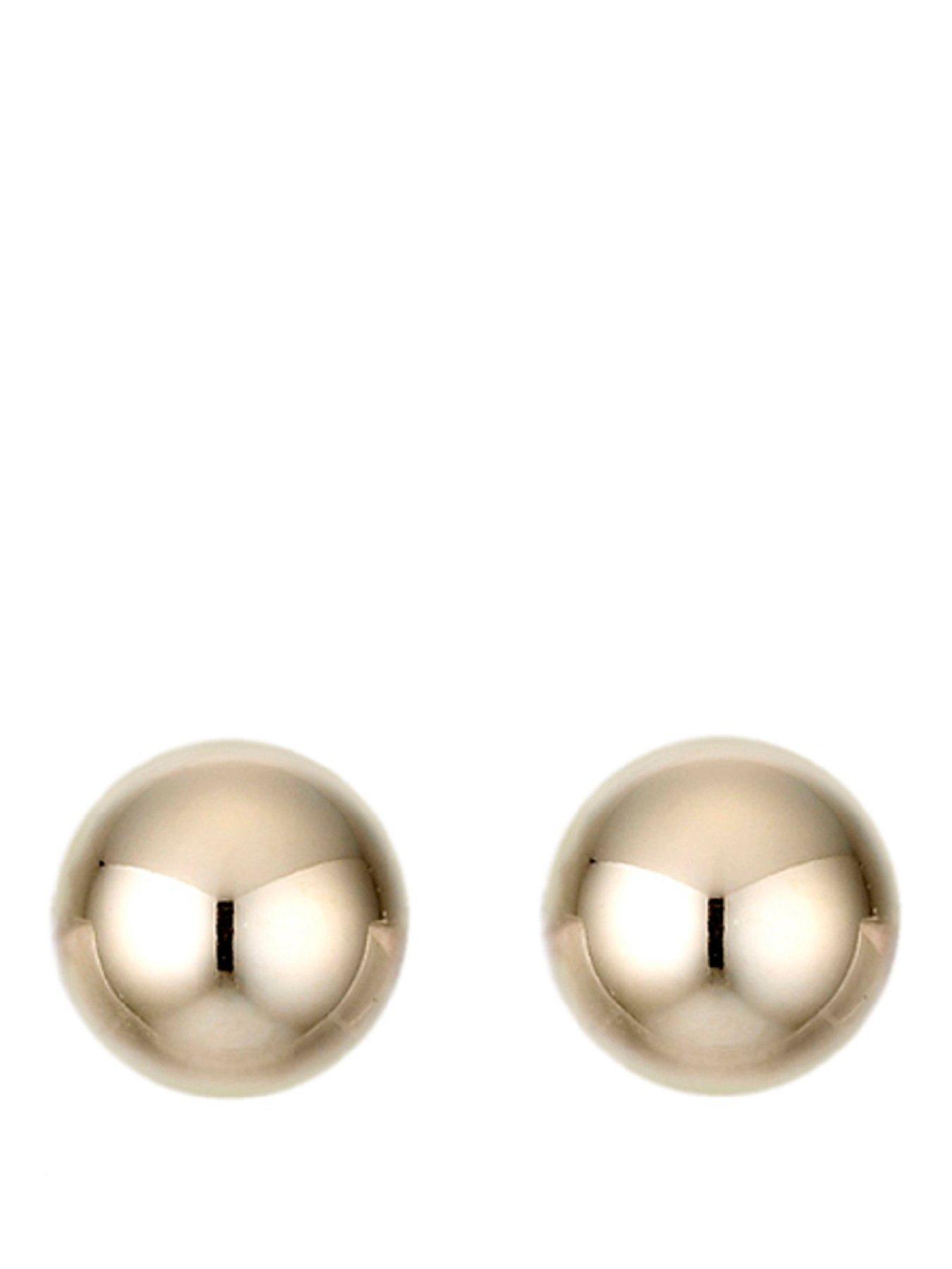 H. Samuel 9Ct 3Mm Ball Stud Earrings - Gold