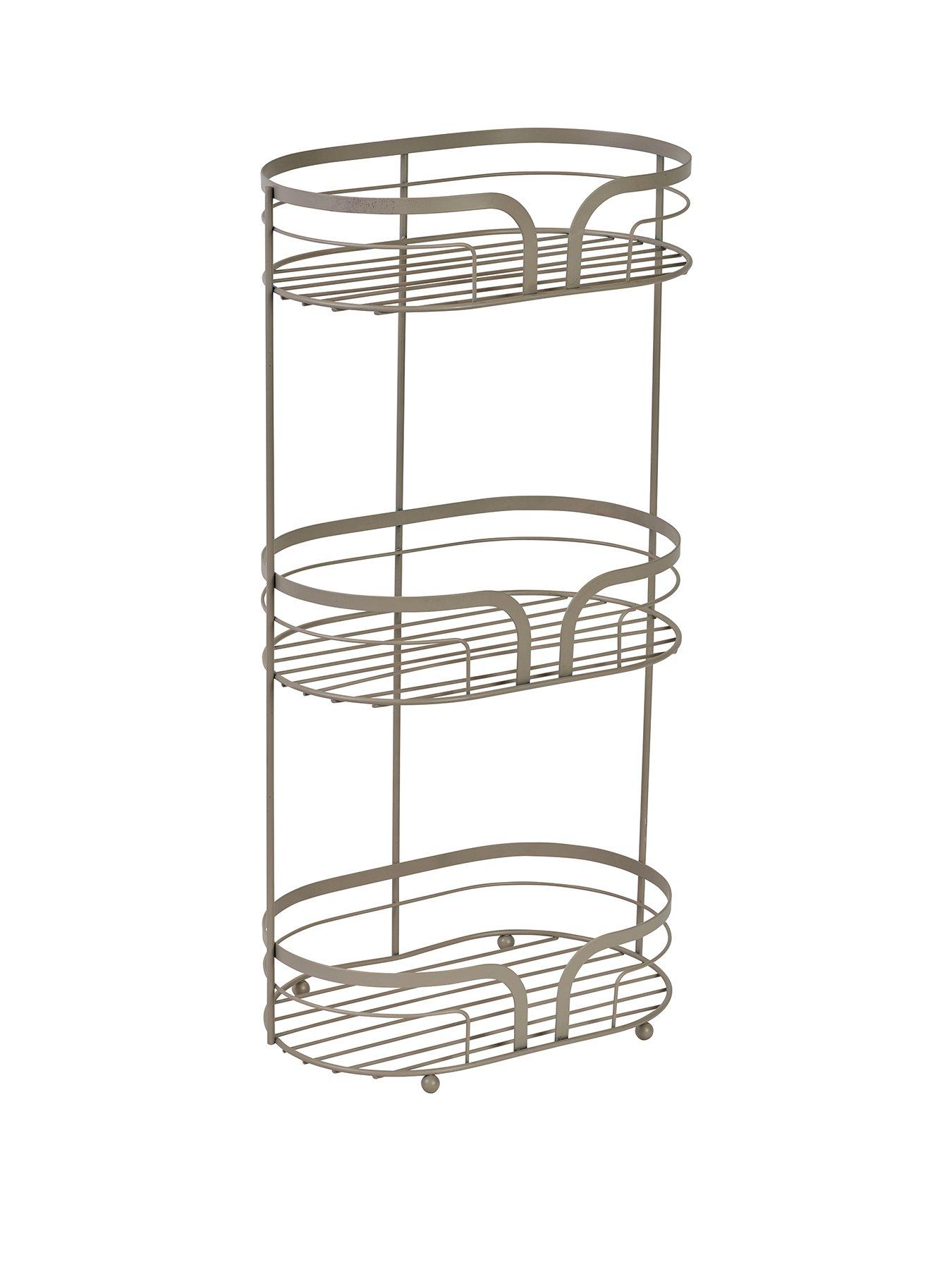 Image 2 of 3 of Showerdrape Dante Floor Caddy Beige