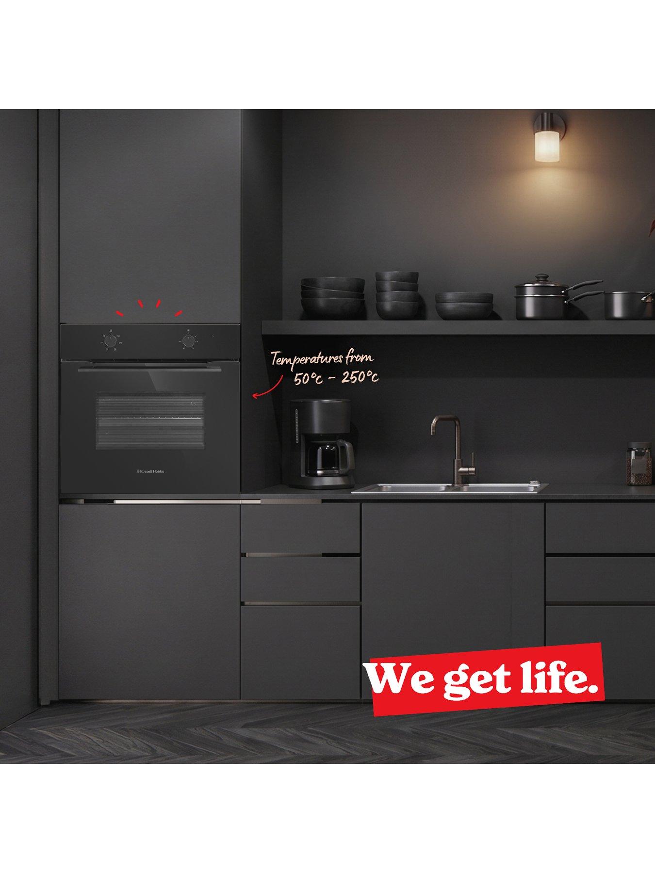 Image 2 of 7 of Russell Hobbs RHFEO7008MB Built-In 70L Electric Fan Oven in Matte Black