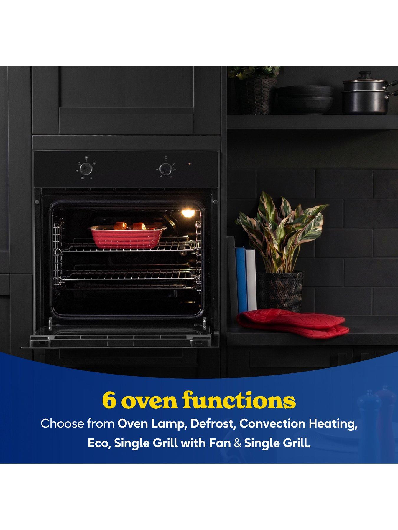 Image 3 of 7 of Russell Hobbs RHFEO7008MB Built-In 70L Electric Fan Oven in Matte Black