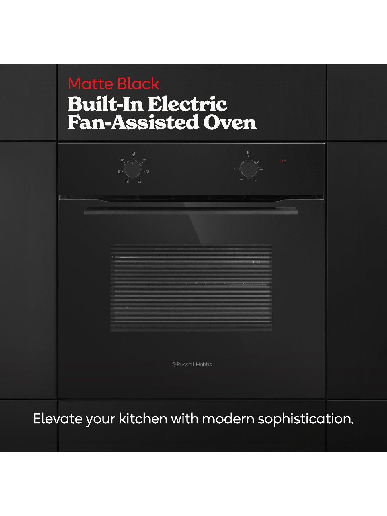 Image 4 of 7 of Russell Hobbs RHFEO7008MB Built-In 70L Electric Fan Oven in Matte Black