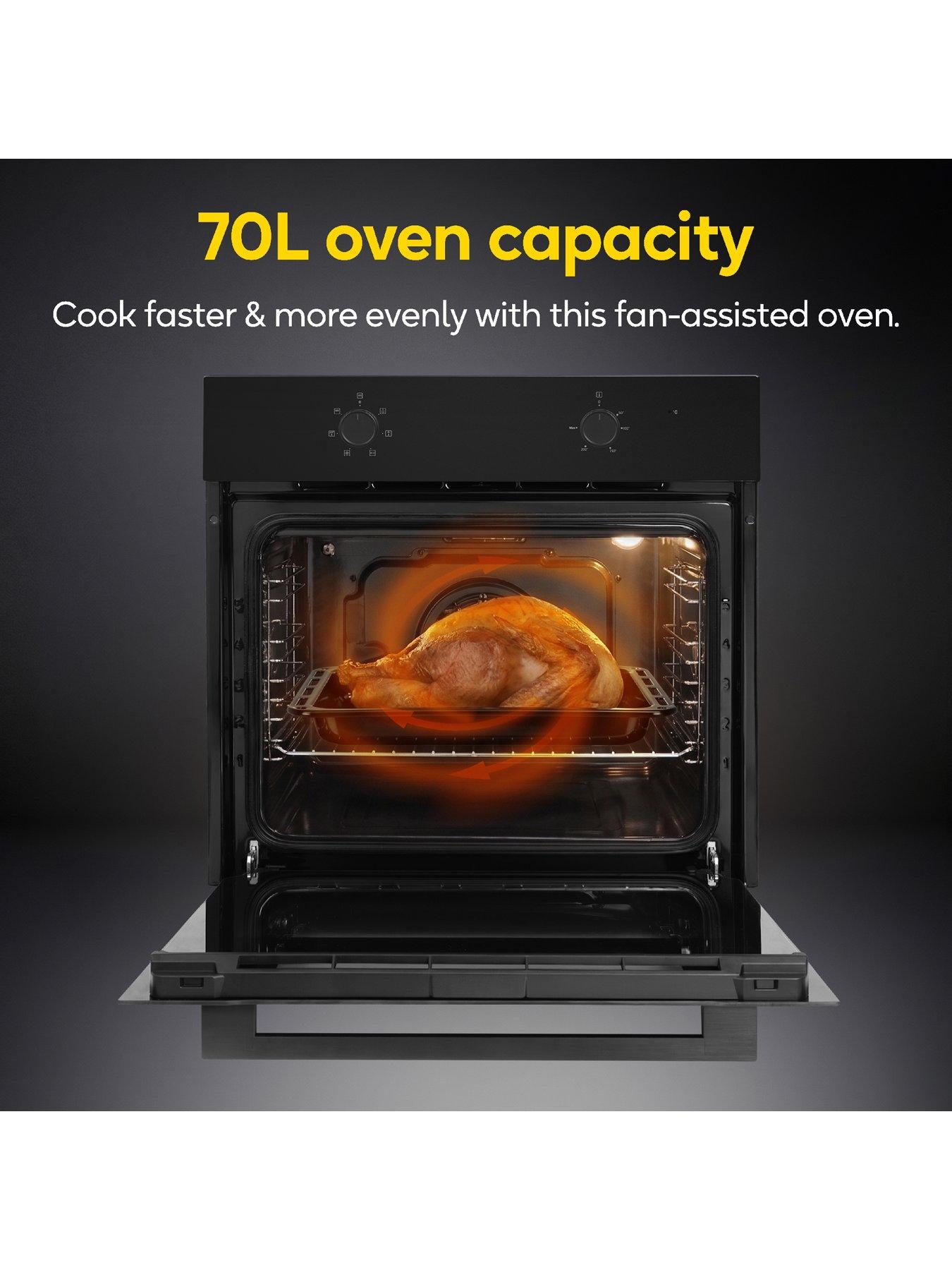 Image 6 of 7 of Russell Hobbs RHFEO7008MB Built-In 70L Electric Fan Oven in Matte Black