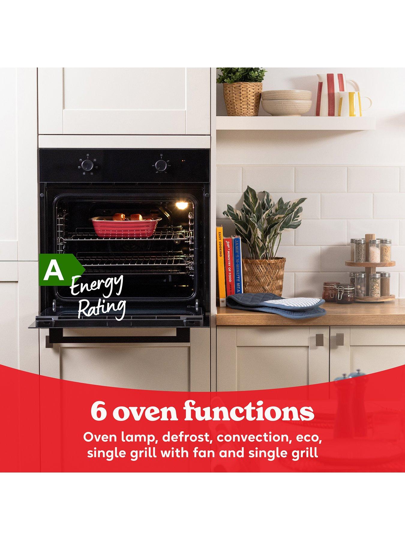 Image 4 of 8 of Russell Hobbs RHFEO7010B Built-In 70L Electric Fan Oven in Black
