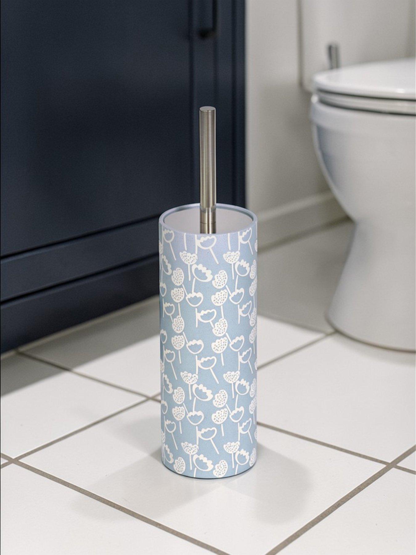 Showerdrape Buttercup Blue Toilet Brush