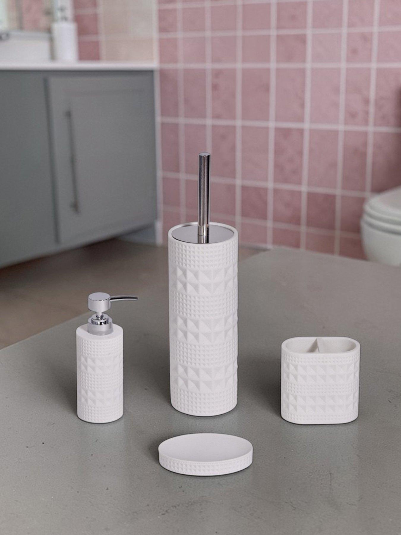 Showerdrape Maison White Set Of 4 - Sd, Tbh, Lsd, Bh