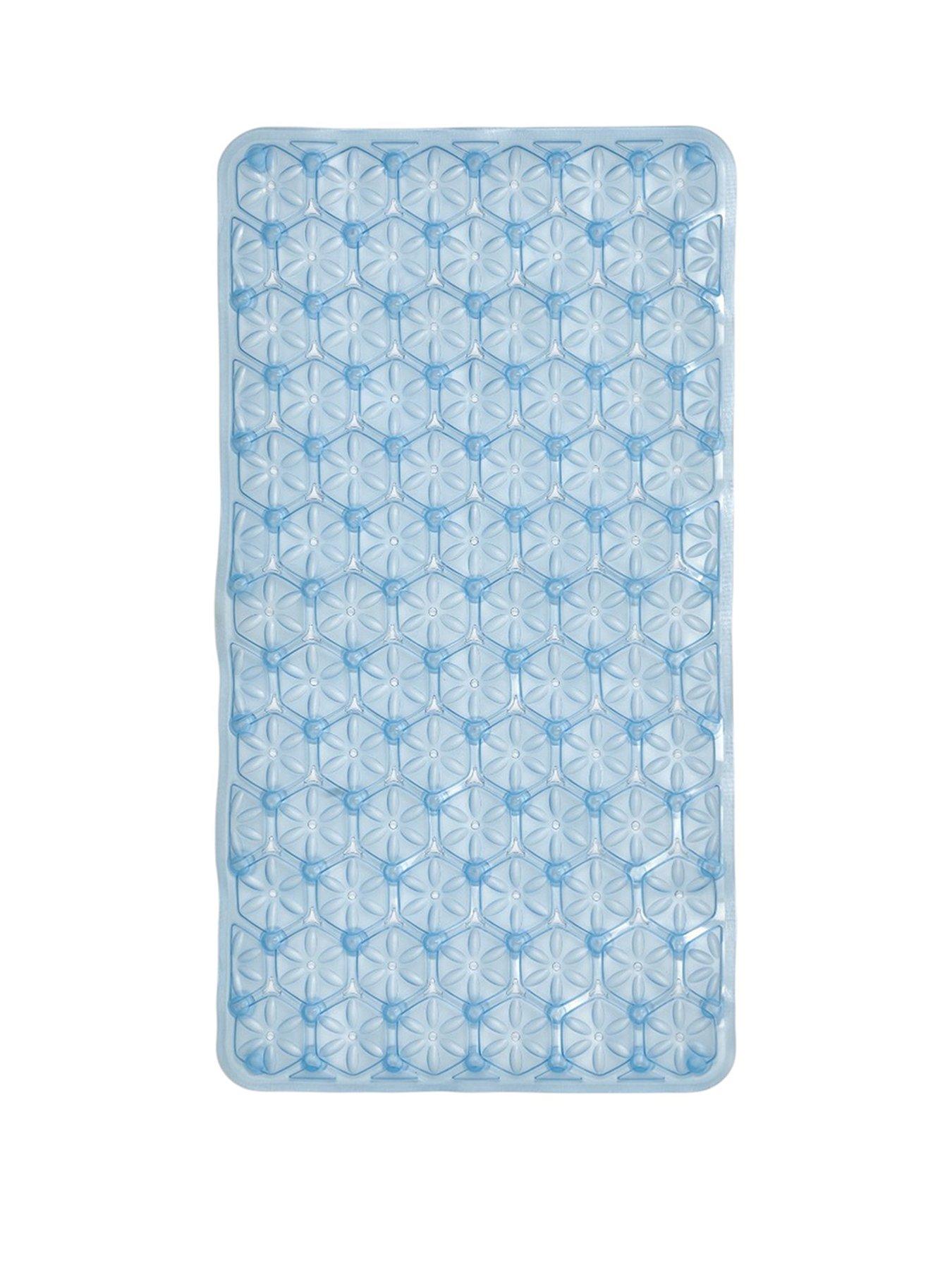 Image 1 of 4 of Showerdrape Laguna Bath Mat Blue