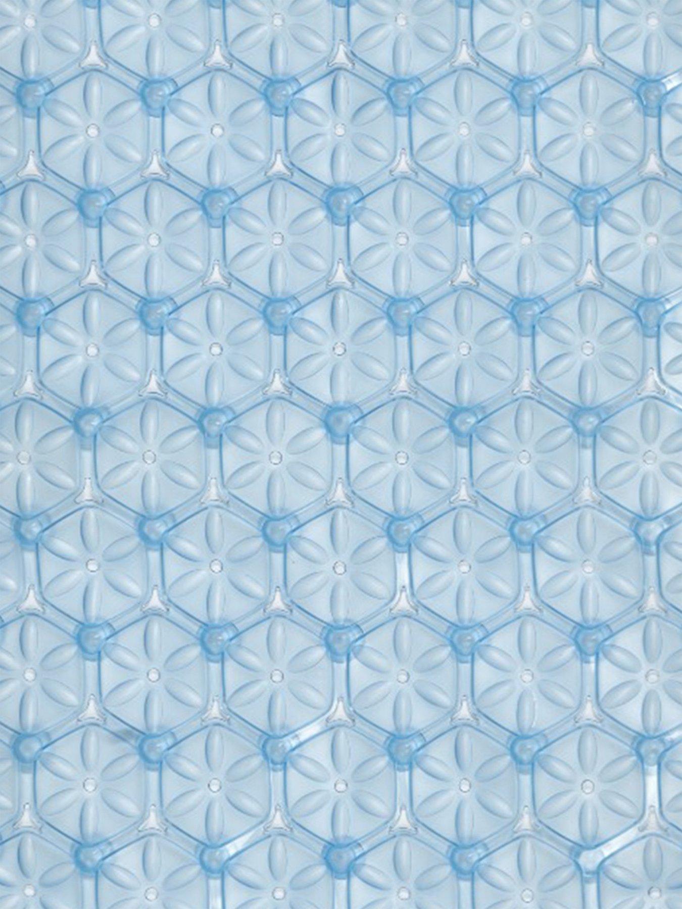 Image 4 of 4 of Showerdrape Laguna Bath Mat Blue