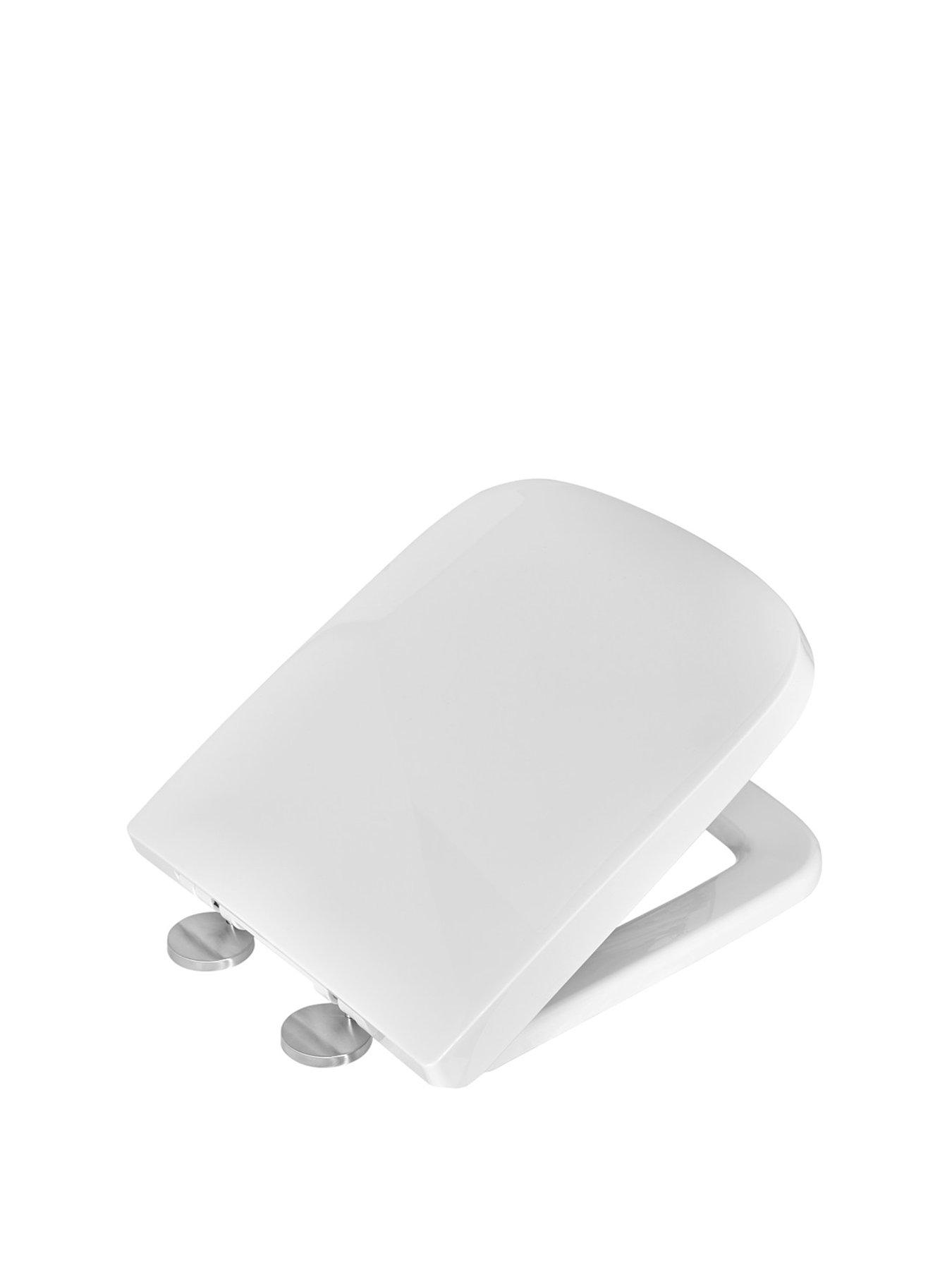 Showerdrape Malaga Square Soft Close Quick Release Adjustable Toilet Seat