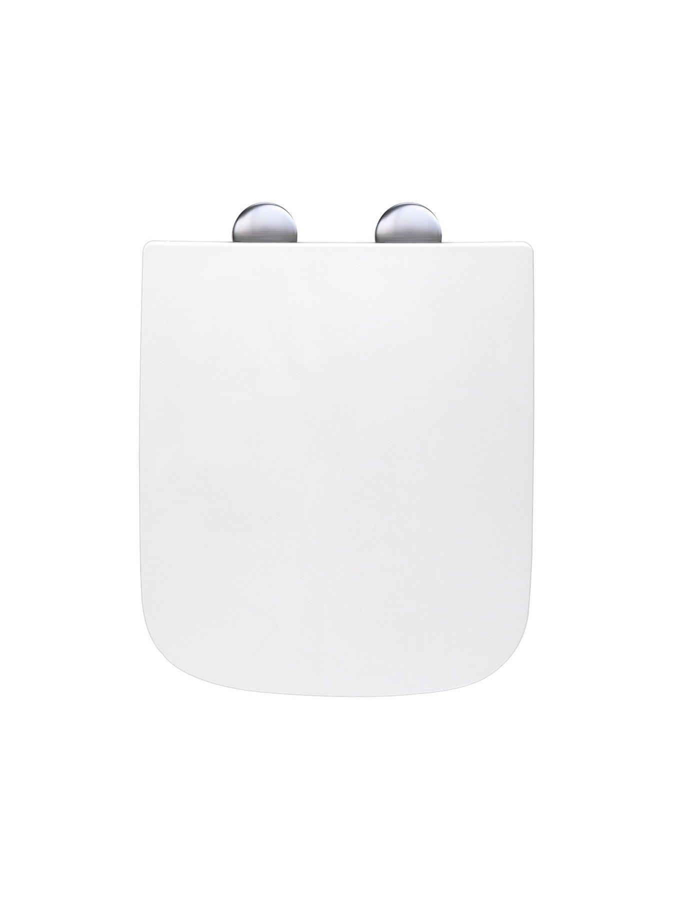 Image 6 of 6 of Showerdrape Malaga Square Soft Close Quick Release Adjustable Toilet Seat