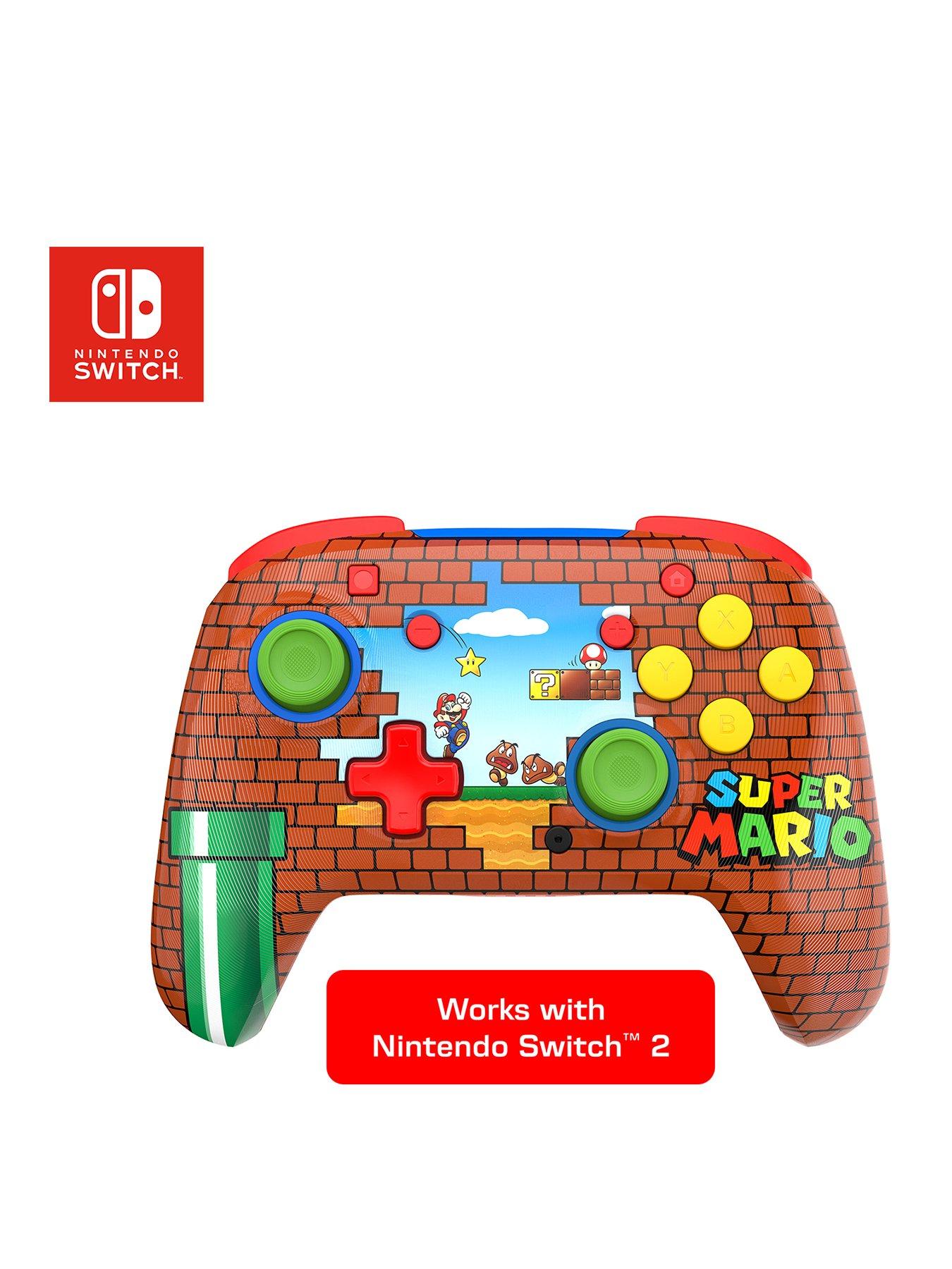 Turtle Beach Rematch Wireless Gaming Controller for Nintendo Switch - Mario Bricks