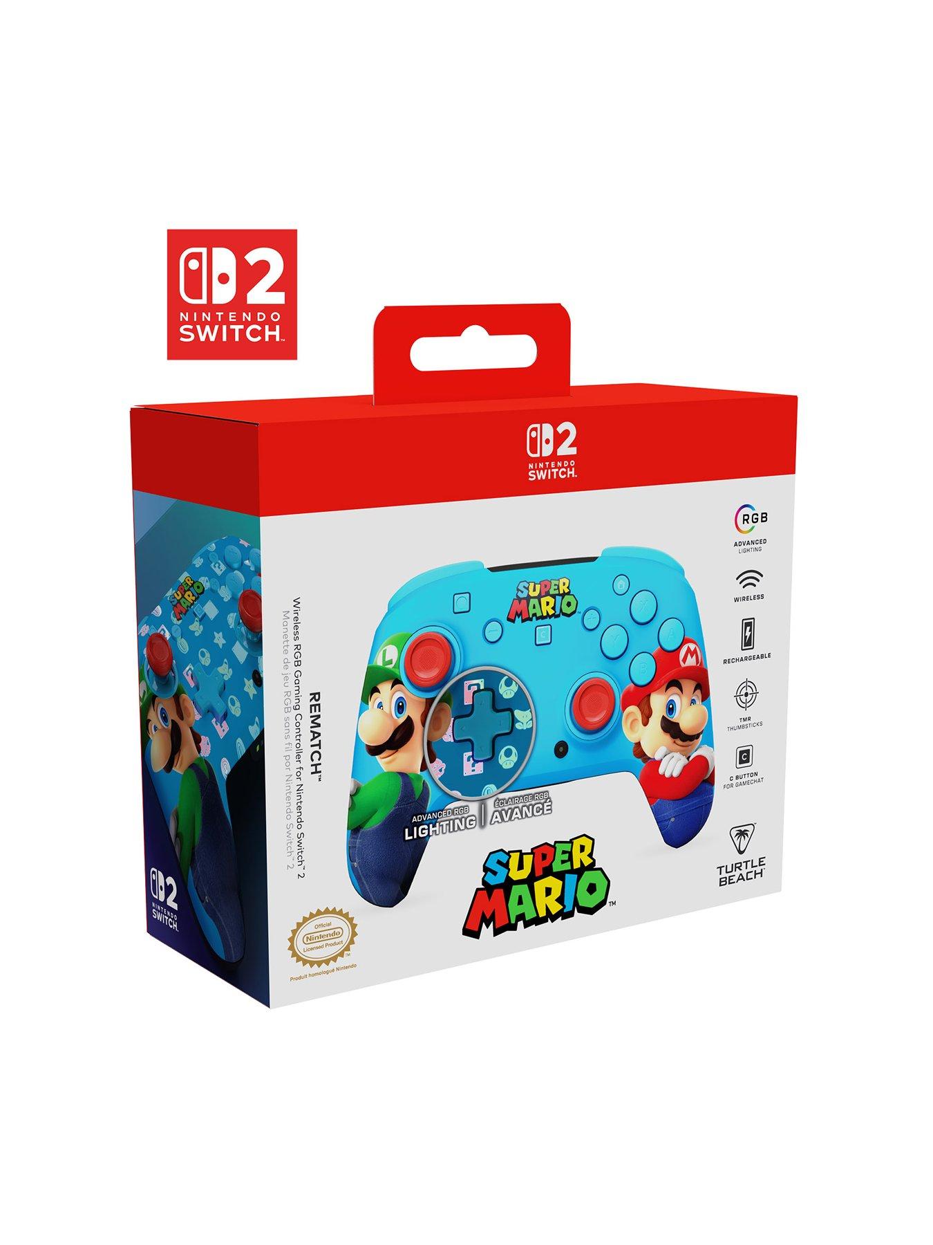 Image 2 of 7 of Turtle Beach Rematch Wireless Â· NS2 Â· Mario & Luigi