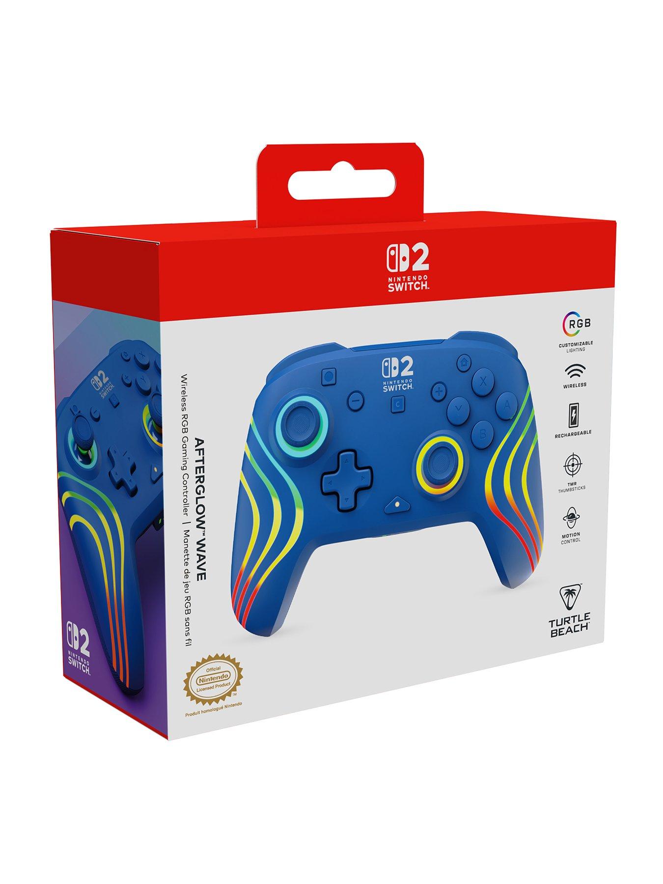 Image 2 of 8 of Turtle Beach Afterglow Wave Wireless Nintendo Switch 2 Blue