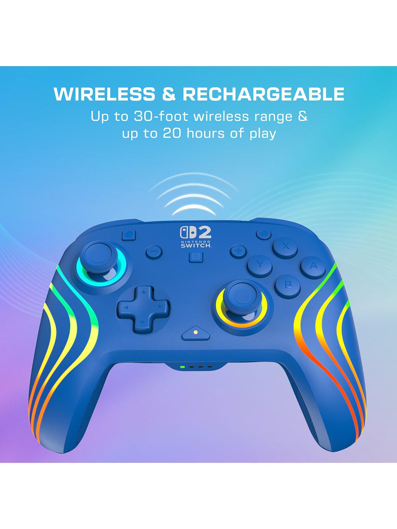 Image 7 of 8 of Turtle Beach Afterglow Wave Wireless Nintendo Switch 2 Blue