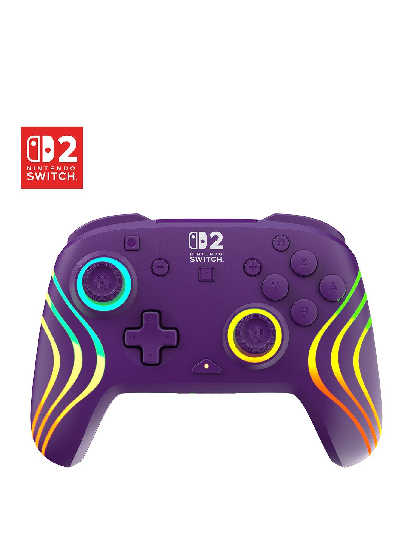 Image 1 of 8 of Turtle Beach Afterglow Wave Wireless Nintendo Switch 2 Purple