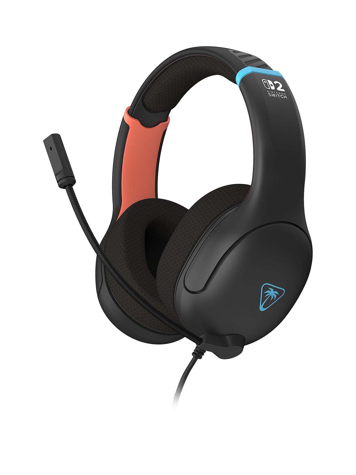 Image 1 of 8 of Turtle Beach Airlite Fit Nintendo Switch 2 Headset Charcoal Black