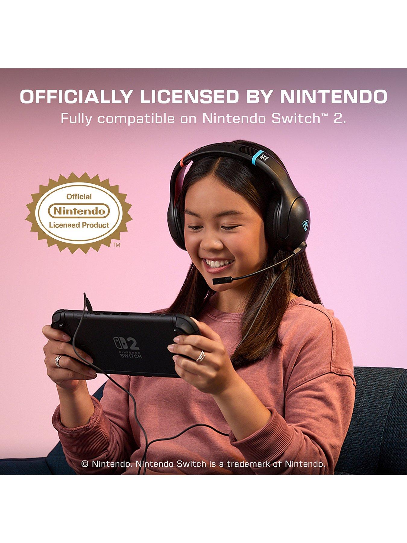 Image 3 of 8 of Turtle Beach Airlite Fit Nintendo Switch 2 Headset Charcoal Black