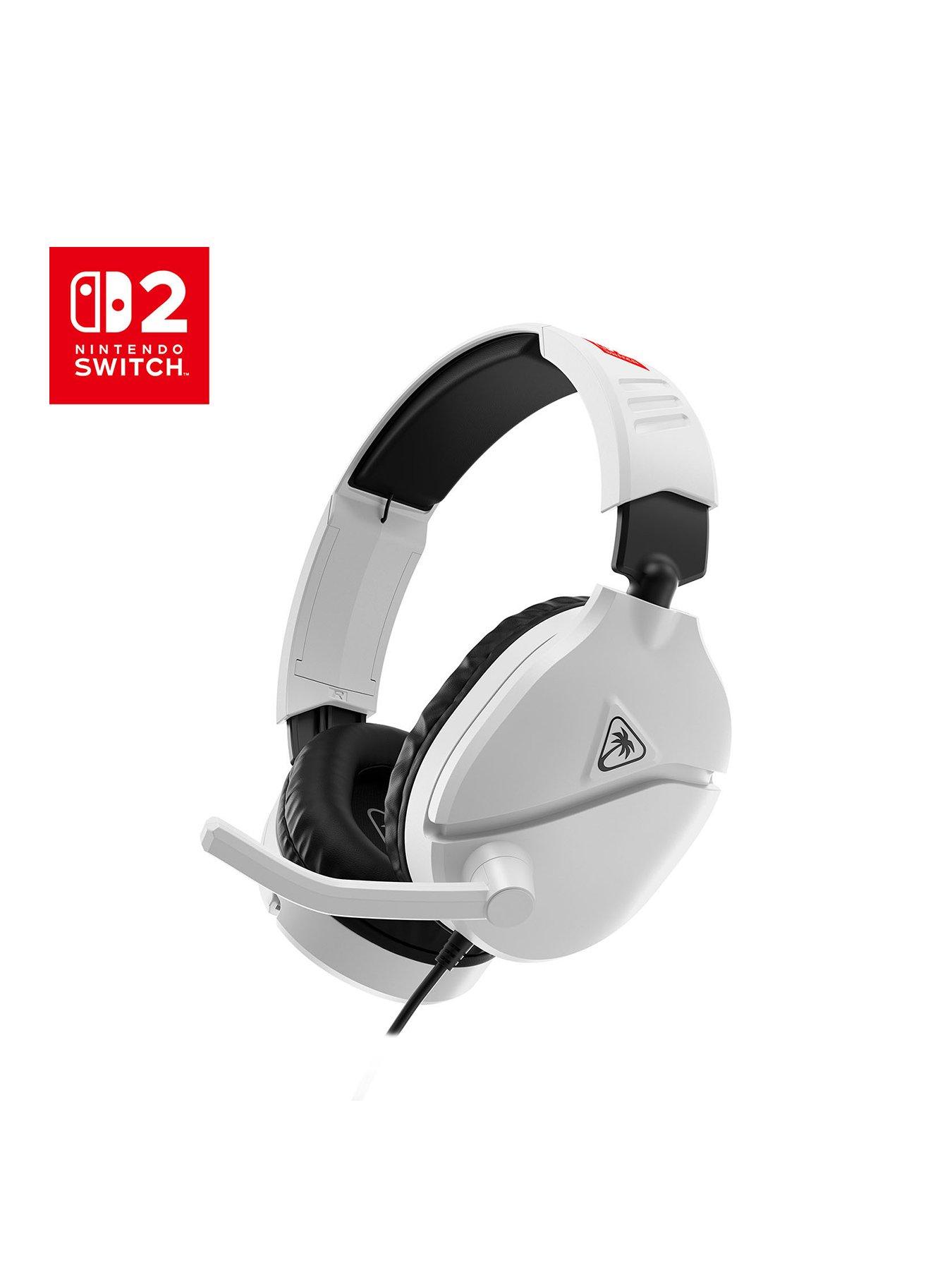 Turtle Beach Recon 70 Wired Gaming Headset for Nintendo Switch 2 - White