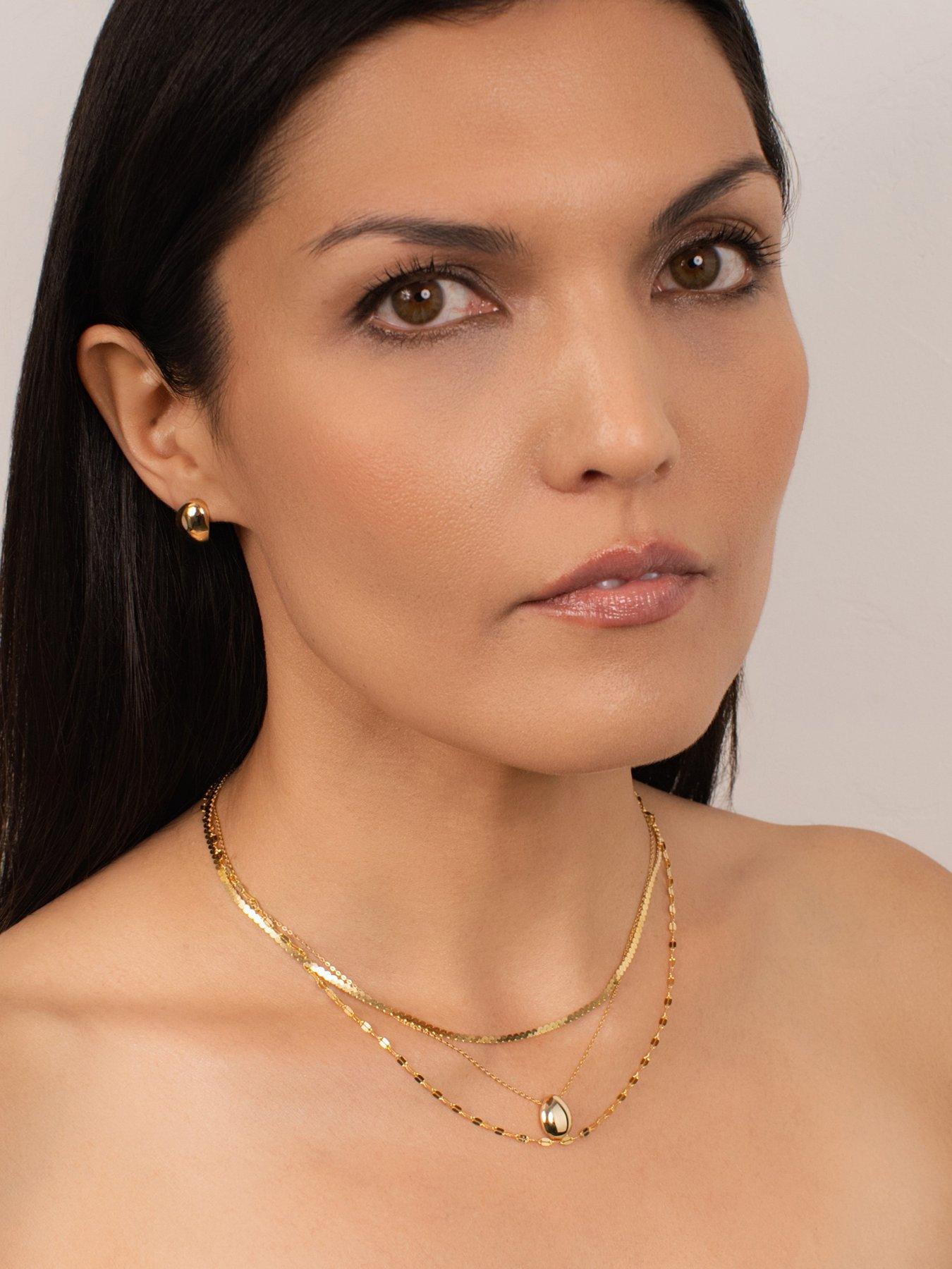 Image 3 of 5 of Kleora Odyssey Modern Electrum 18" Forzatina Chain Necklace - Gold