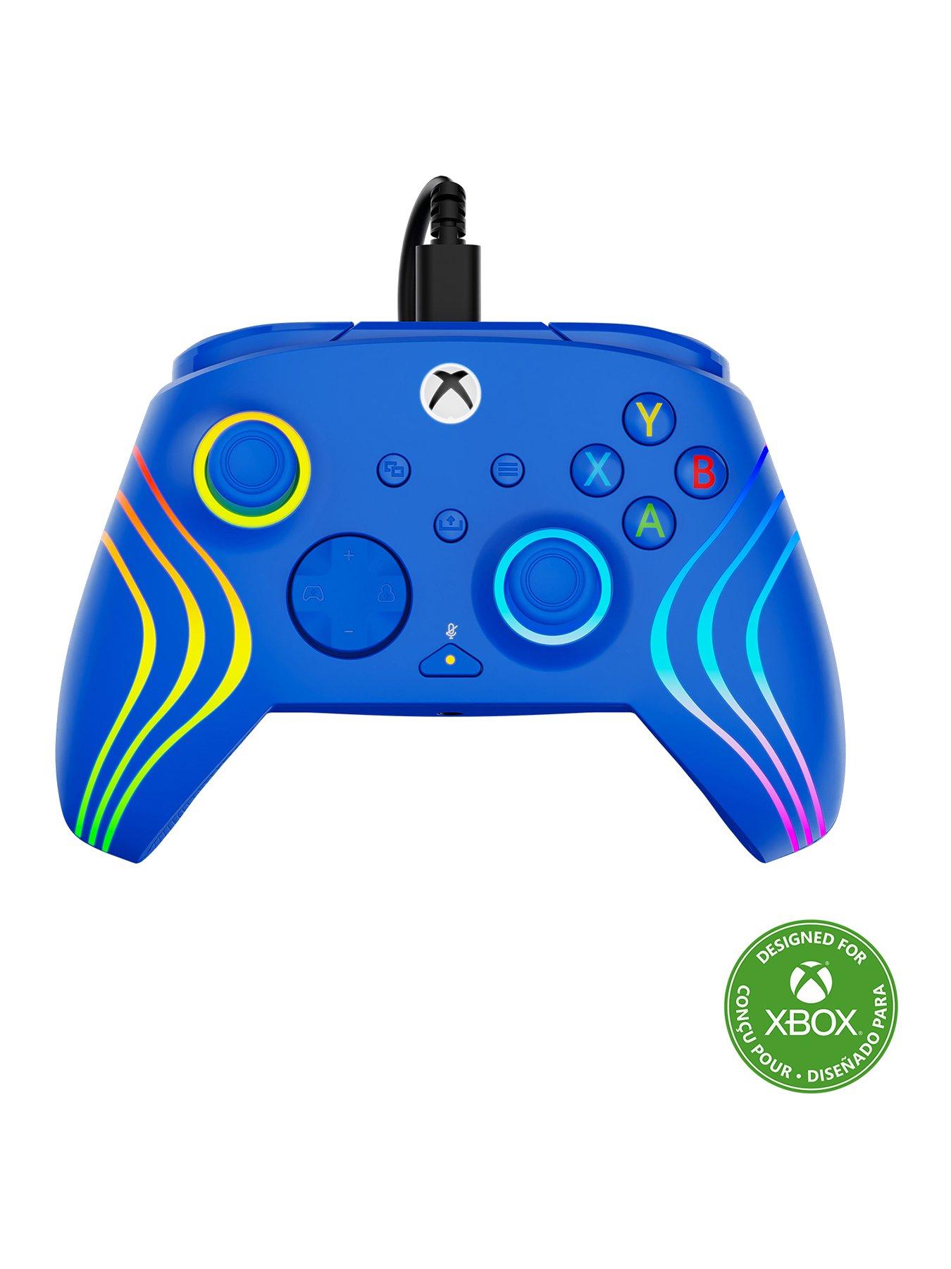 Turtle Beach Afterglow Wave Wired RGB Gaming Controller for Xbox  &  PC - Blue