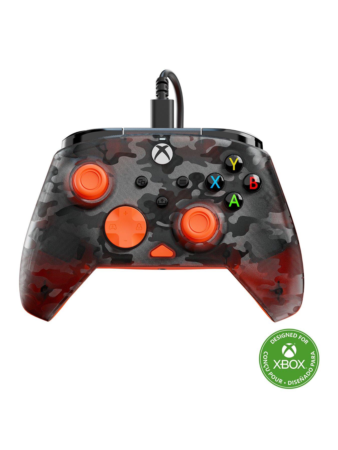 Turtle Beach Rematch Core Wired Controller Â· XB Â· Ghost Camo Black & Orange