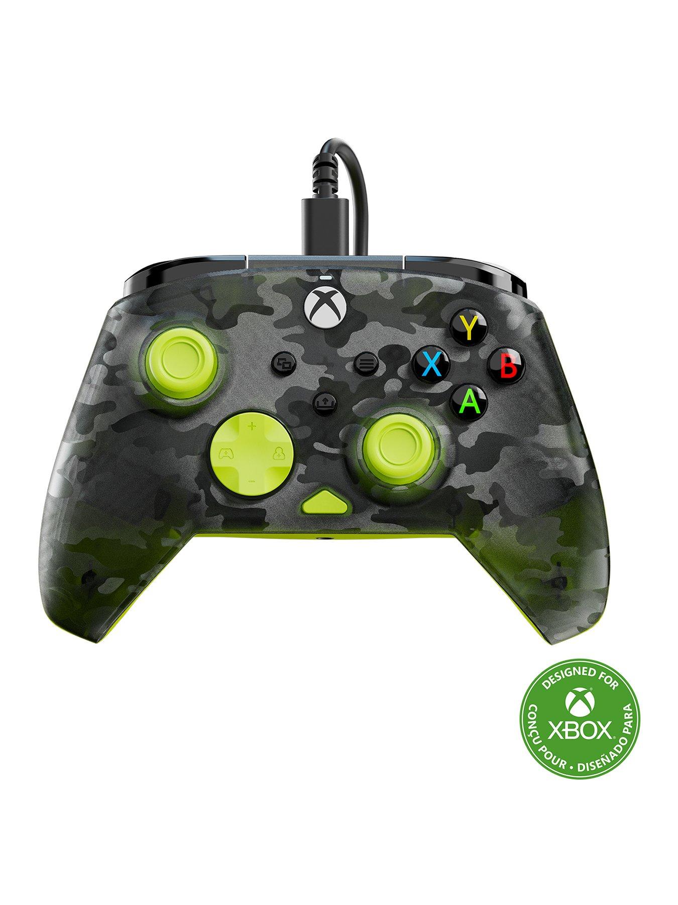 Image 1 of 7 of Turtle Beach Rematch Core Wired Controller -&nbsp;XB - Ghost Camo Black &amp; Yellow