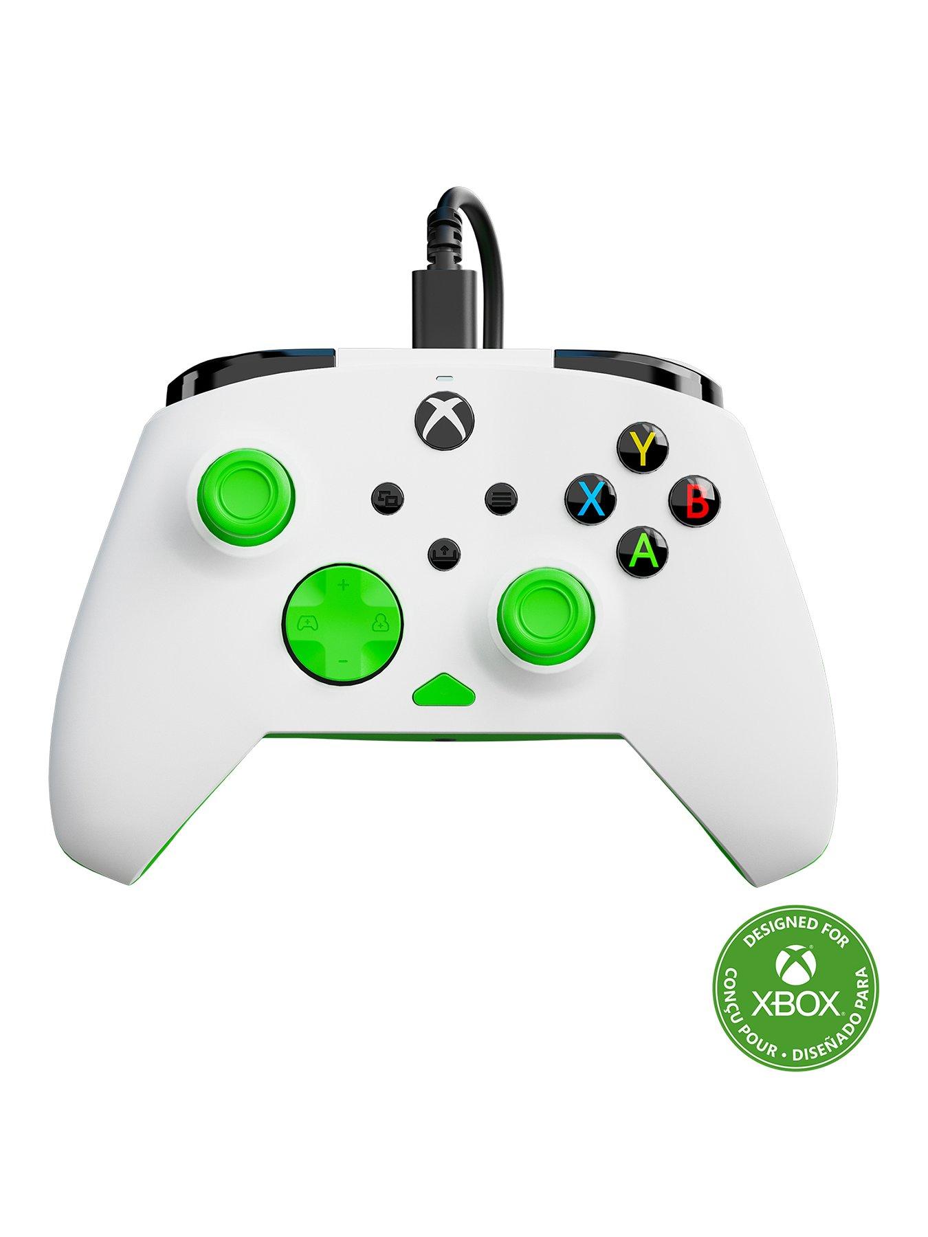 Image 1 of 7 of Turtle Beach Rematch Core Wired Controller -&nbsp;XB - White Green