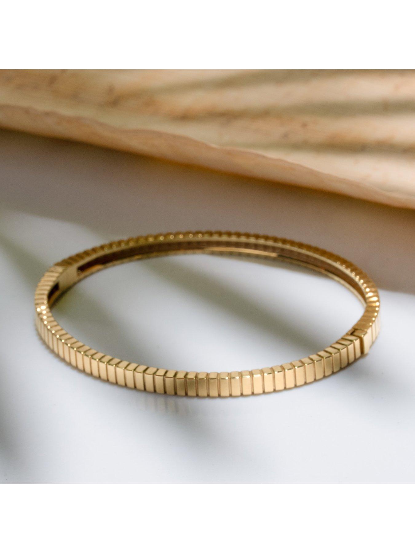 Image 3 of 7 of Kleora KLEORA LINEA Modern Electrum Linear Bangle