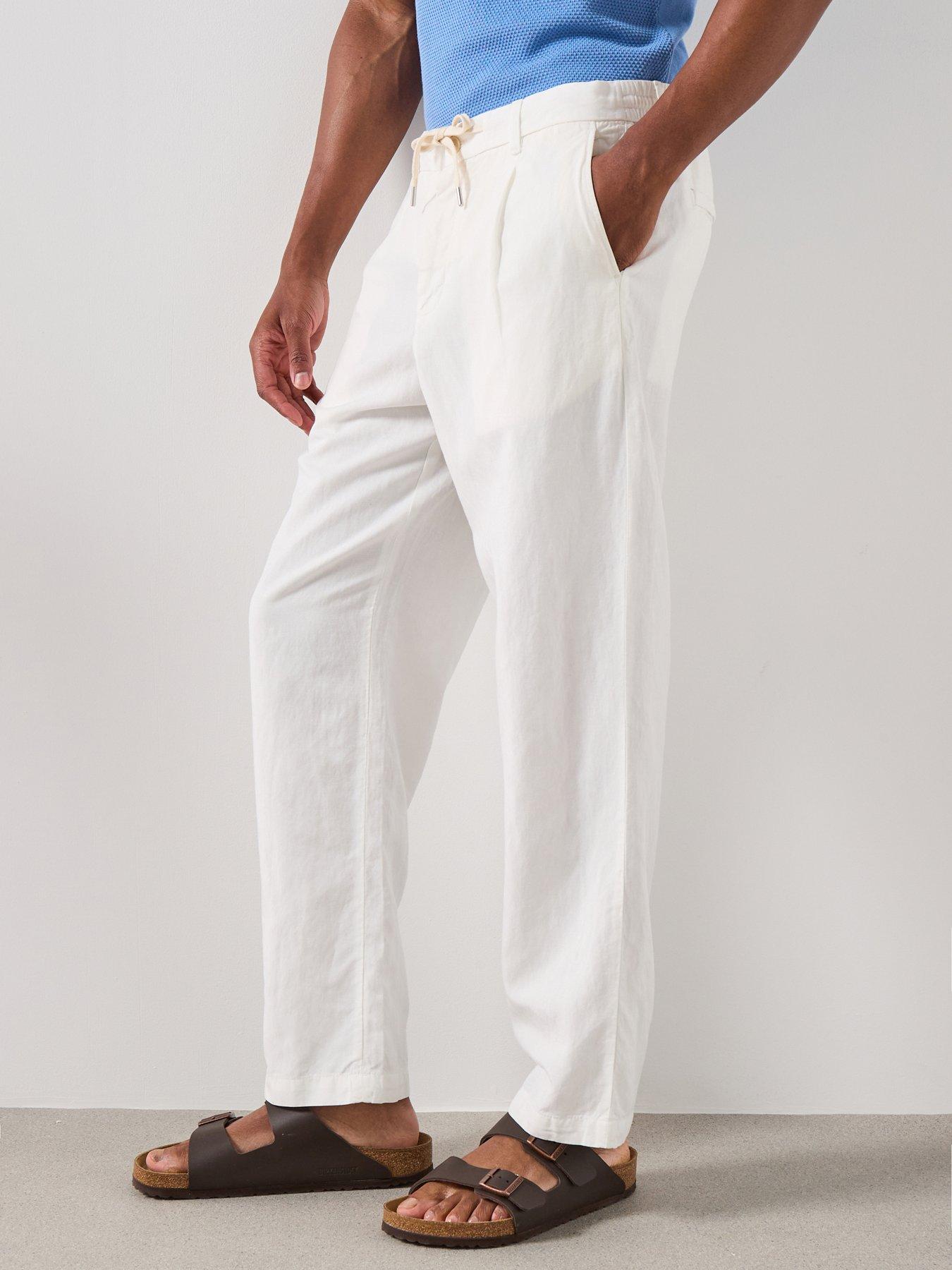 Mango Mango Sants Trousers - White