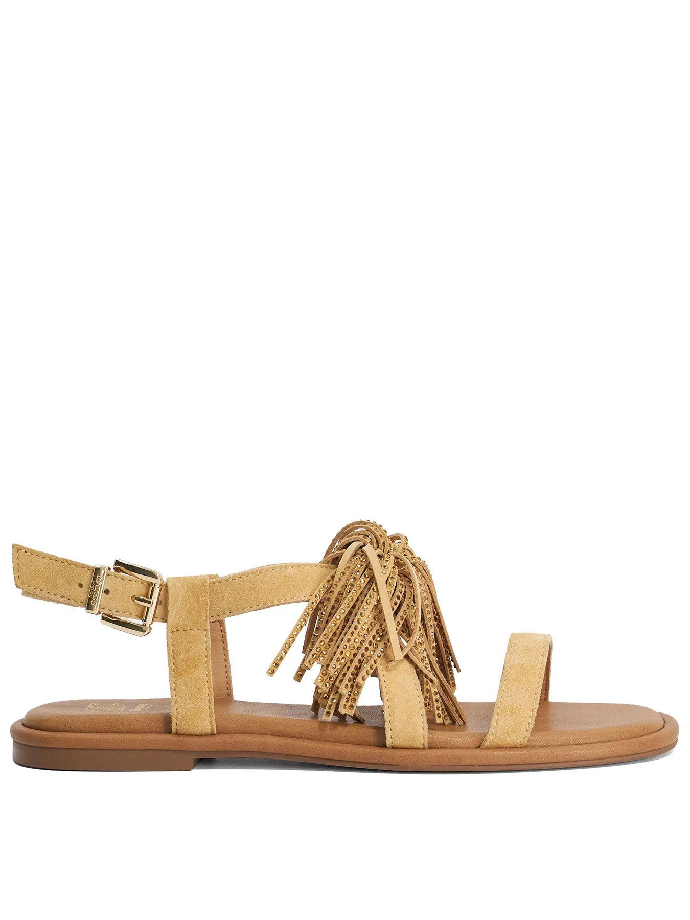 Dune London Lysia Casual Sandals - Tan