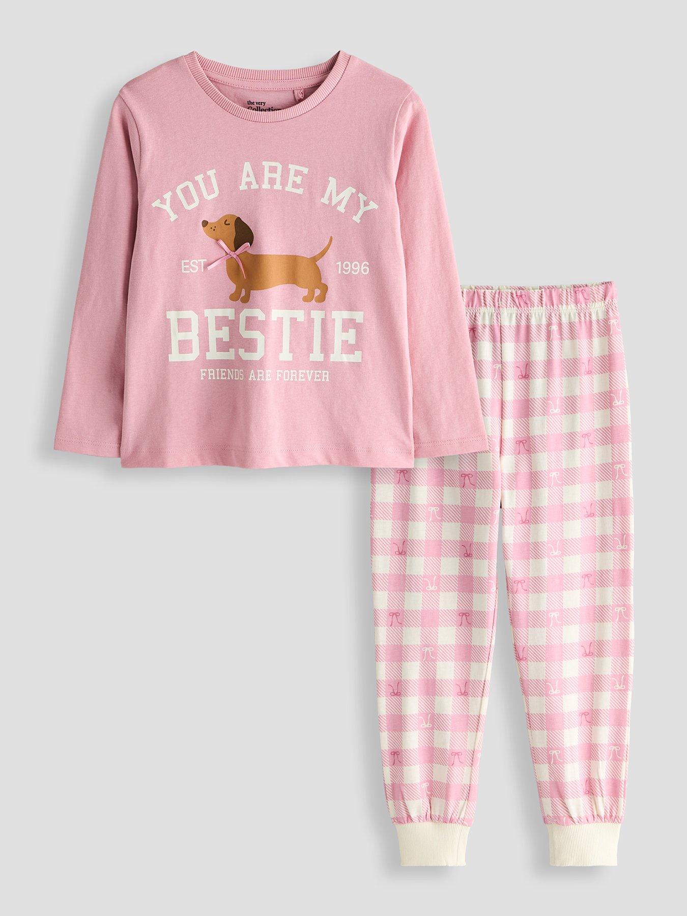 Image 3 of 5 of The Very Collection Bestie 2 Pack Check Pyjama - Multi