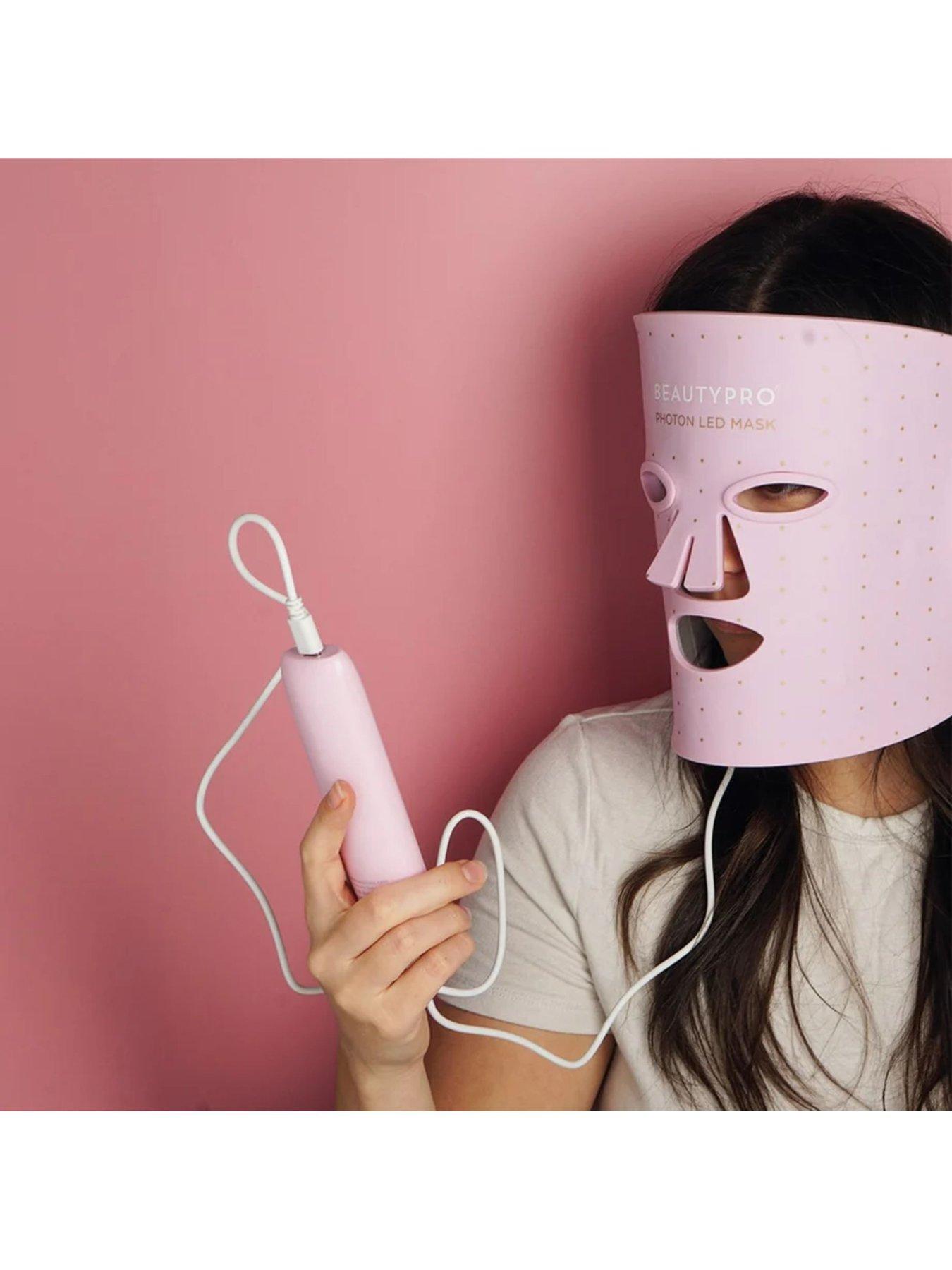 Image 2 of 6 of Beauty Pro Beautypro Photon LED Light Therapy Facial Mask in Pink