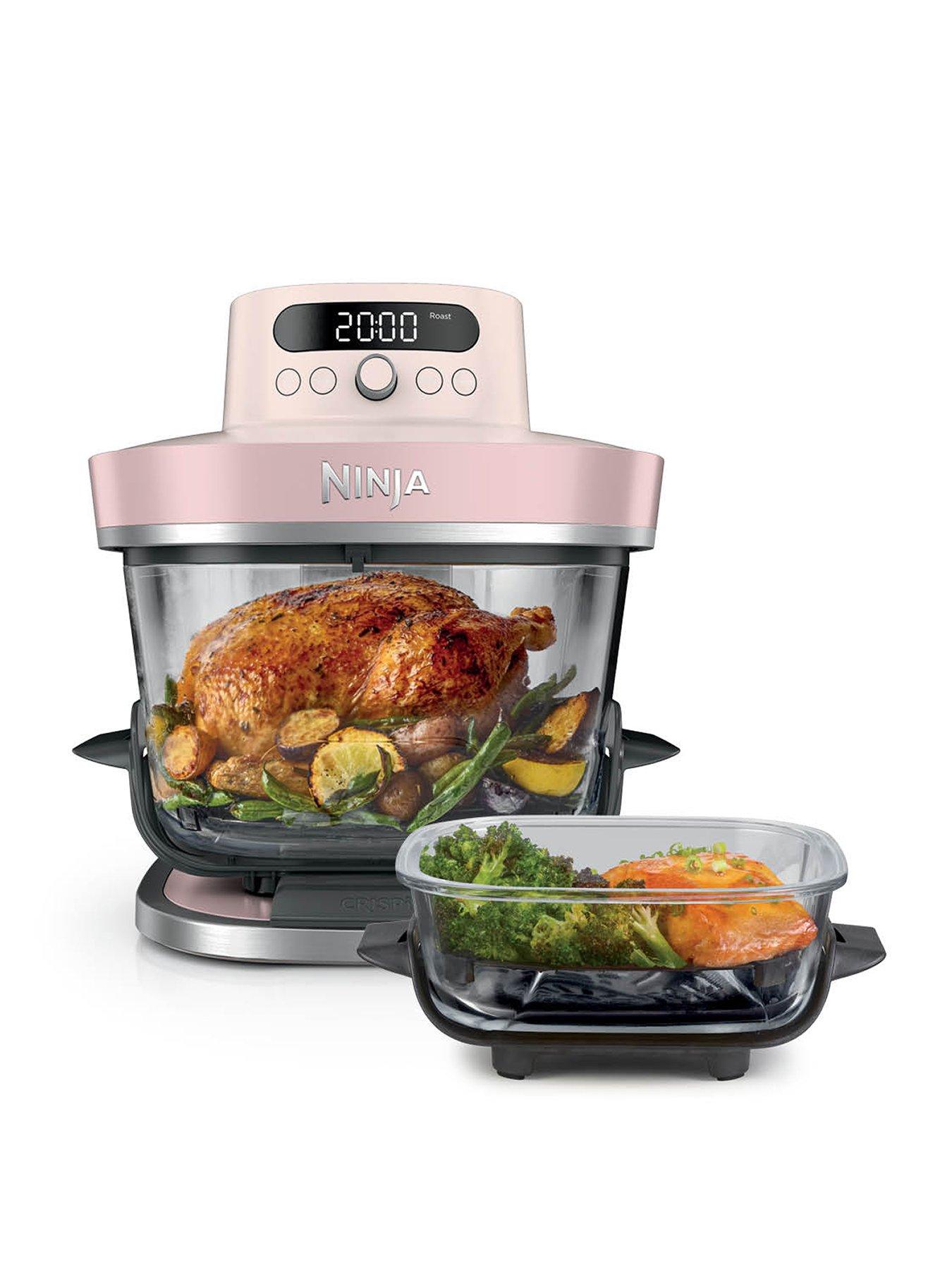 NINJA Ninja CRISPi PRO 7-in-1 Glass Air Fryer - Rose Quartz AS101UKRS