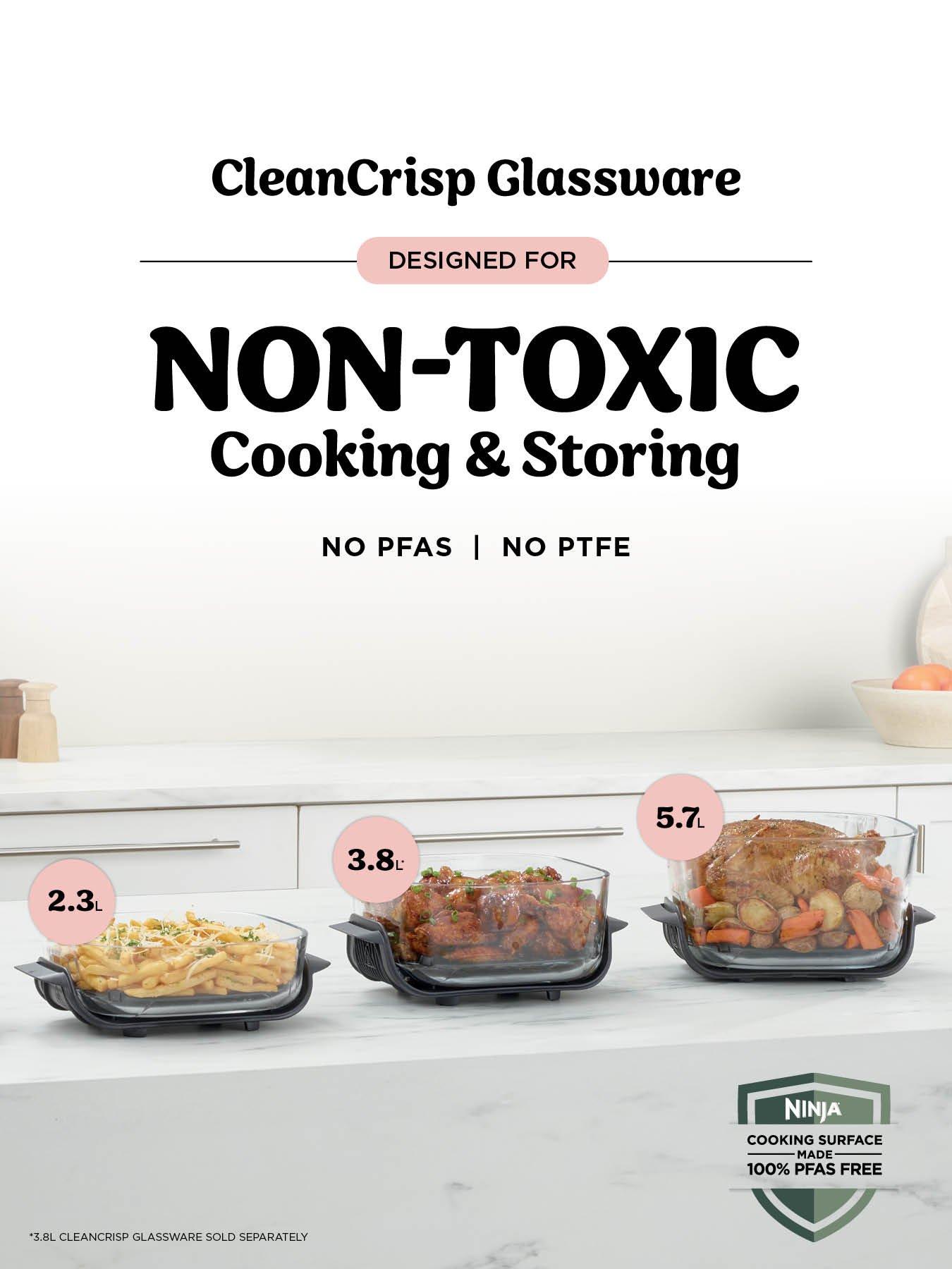 Image 7 of 7 of NINJA CRISPi PRO 7-in-1 XL Glass Air Fryer &ndash; Rose Quartz AS101UKRS